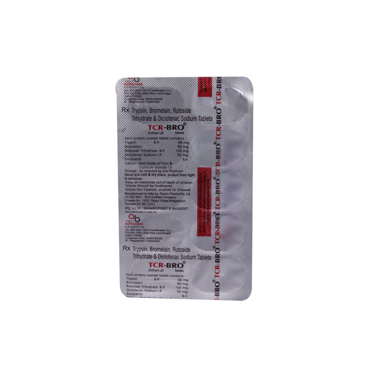 Tcr-Bro Tablet 10's, Pack of 10 Tcr-Bro Tablet 10's, Pack of 10