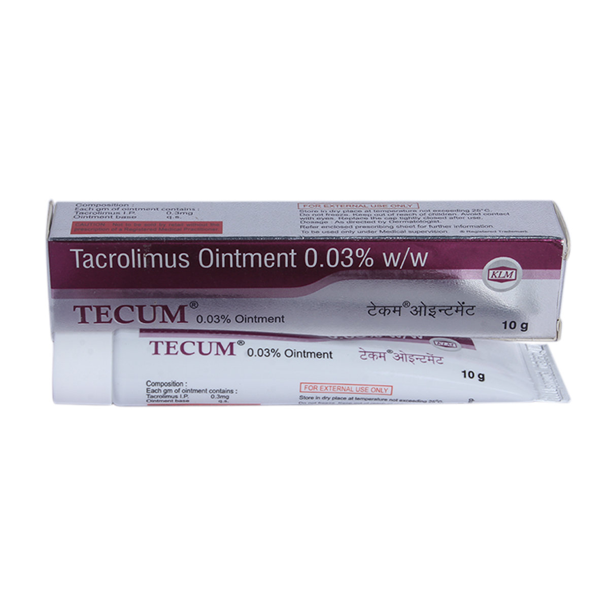 Tecum 0.03% Ointment 10gm, Pack of 1 Ointment Tecum 0.03% Ointment 10gm, Pack of 1 Ointment