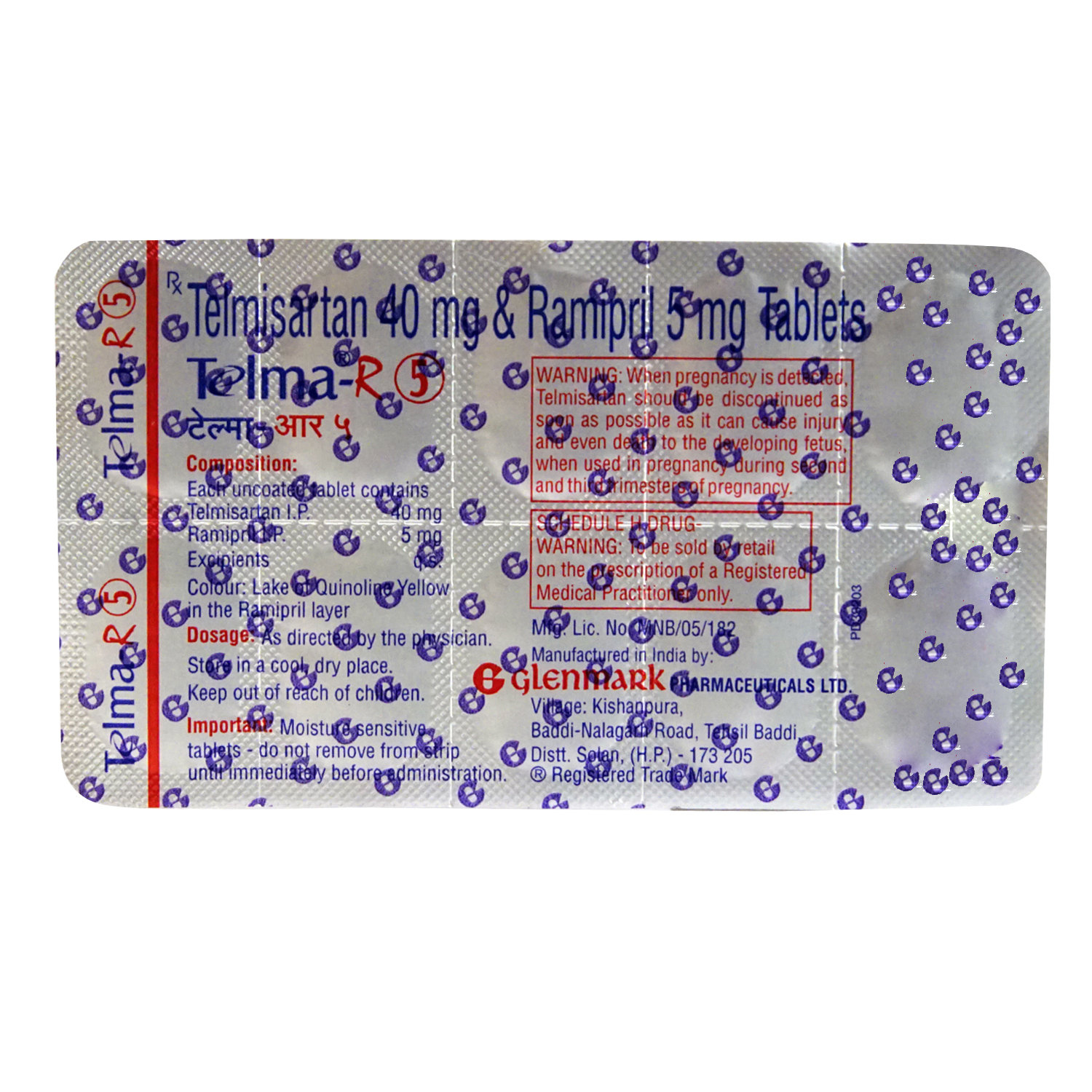 Telma R 5 Tablet 10'S, Pack of 10 Telma R 5 Tablet 10'S, Pack of 10