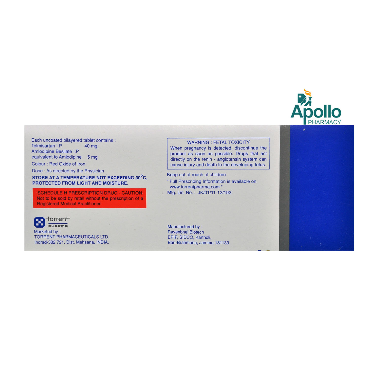 Telday AM Tablet 10's, Pack of 10 Telday AM Tablet 10's, Pack of 10