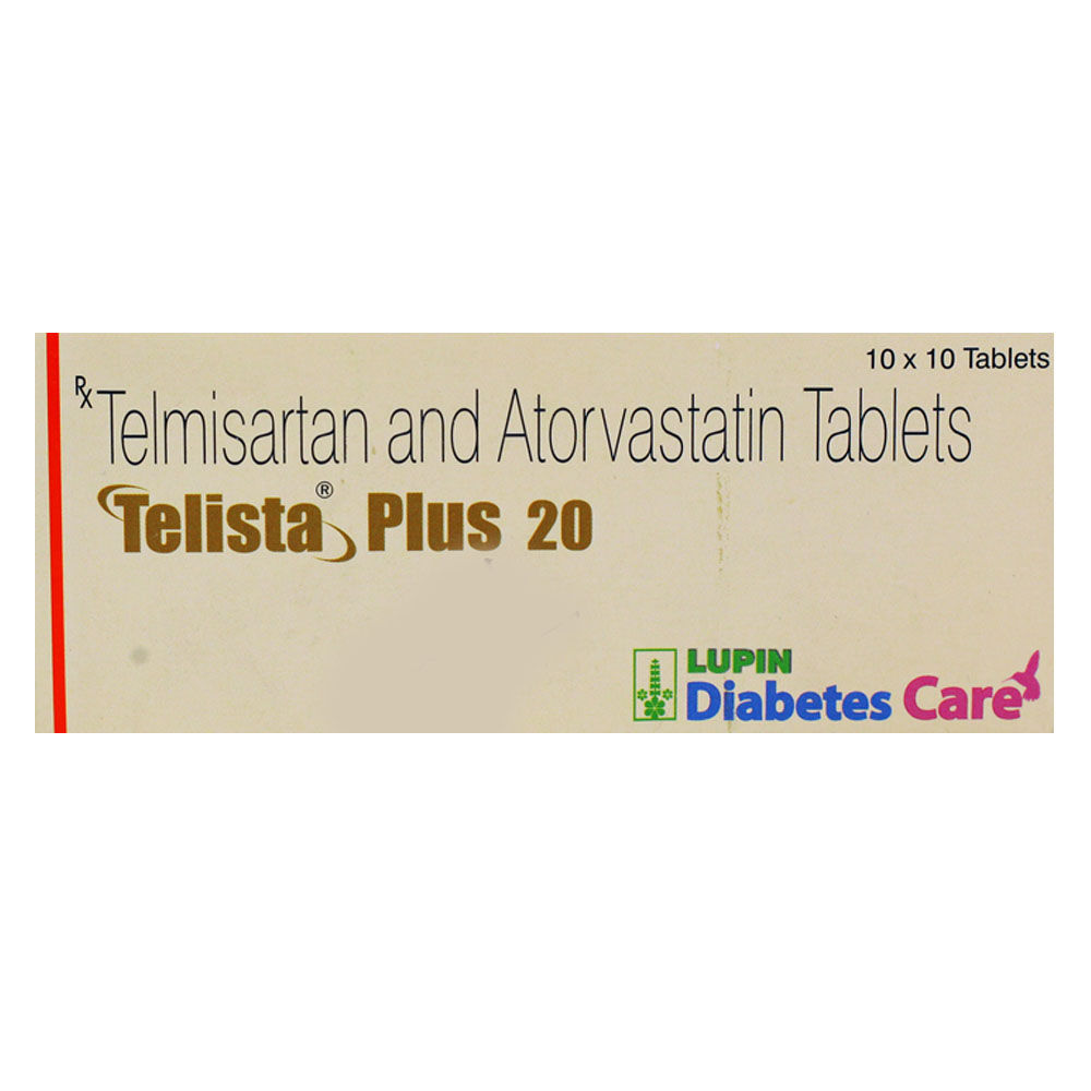 Buy Telista Plus 20 Tablet 10's Online