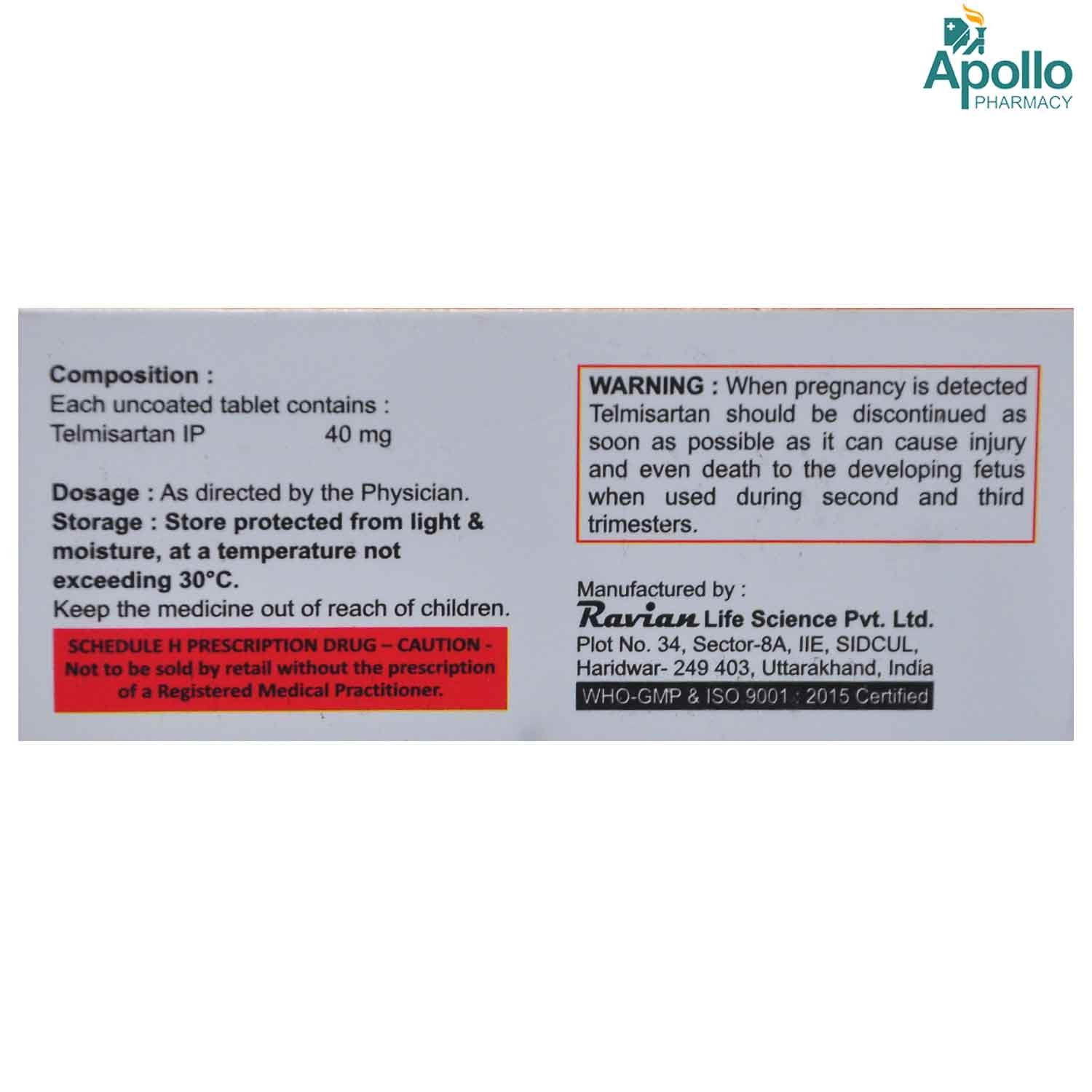 Telfirst-40 Tablet 10's, Pack of 10 TABLETS Telfirst-40 Tablet 10's, Pack of 10 TABLETS