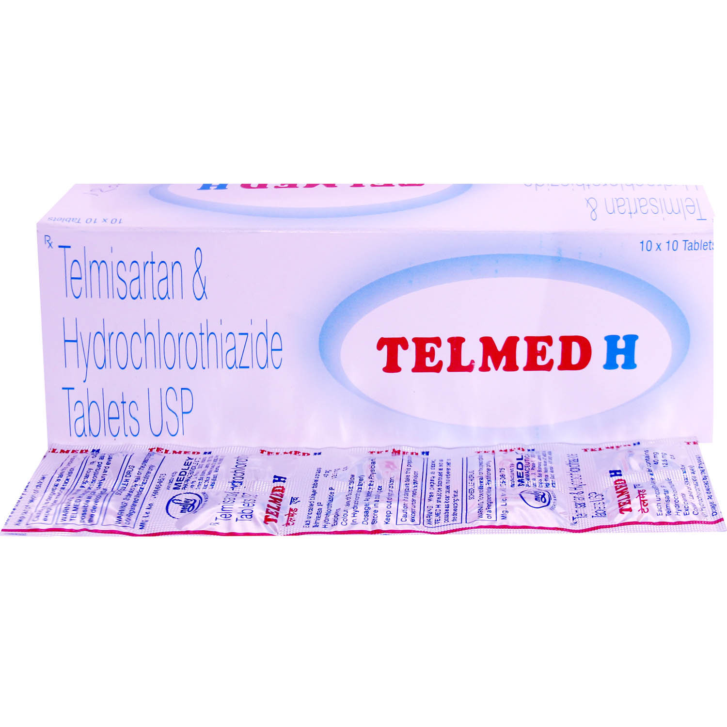 Telmed H Tablet 10's, Pack of 10 Telmed H Tablet 10's, Pack of 10