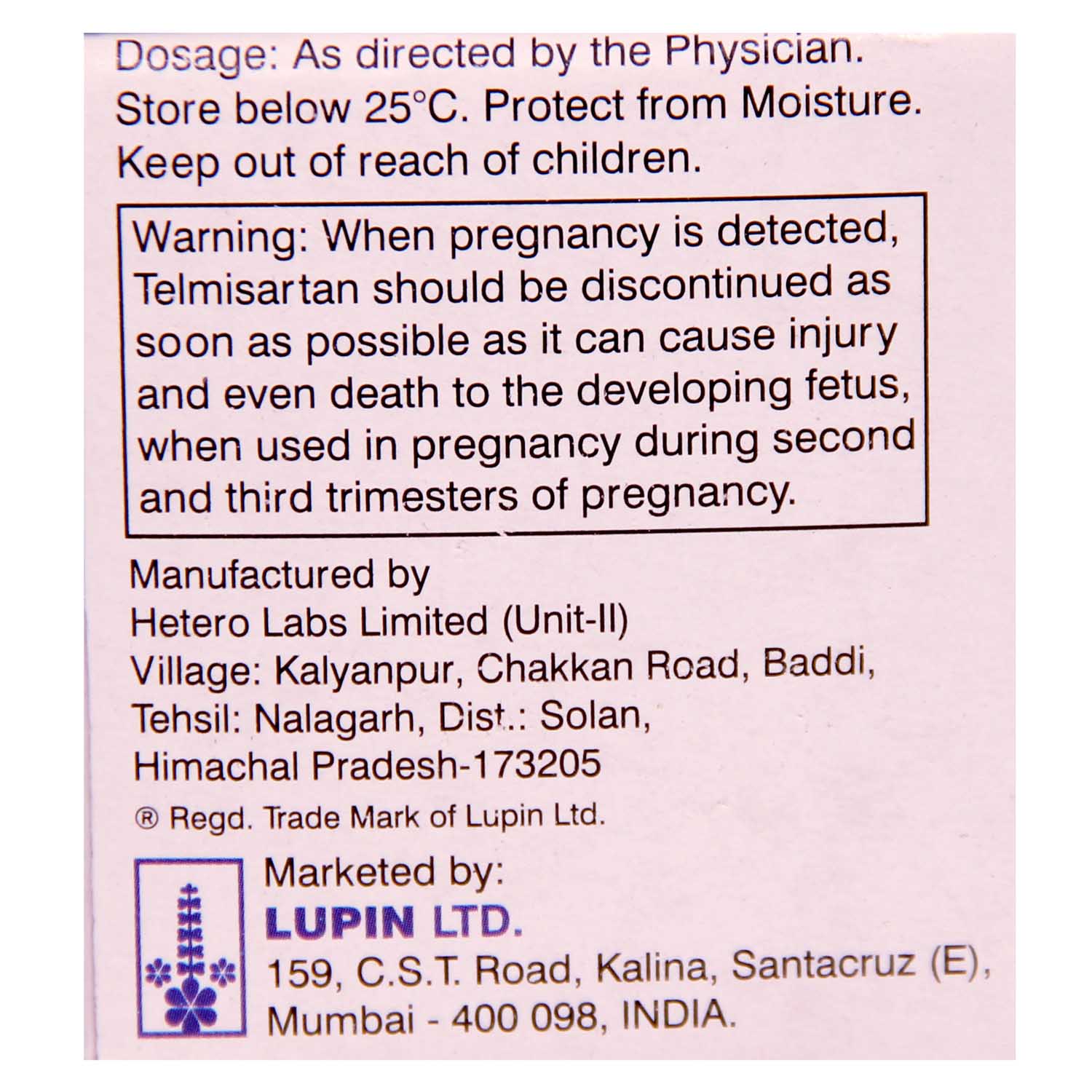 Telista-AM 80 Tablet 10's, Pack of 10 TABLETS Telista-AM 80 Tablet 10's, Pack of 10 TABLETS