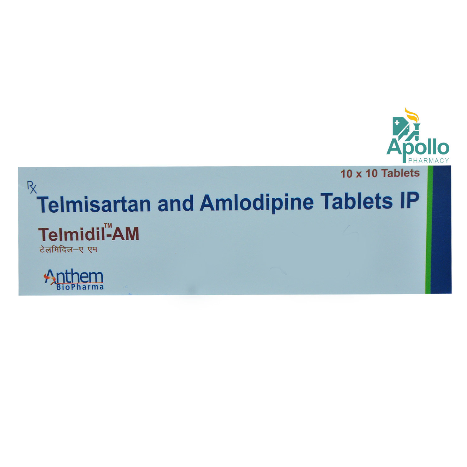 Telmidil AM Tablet 10's, Pack of 10 Telmidil AM Tablet 10's, Pack of 10