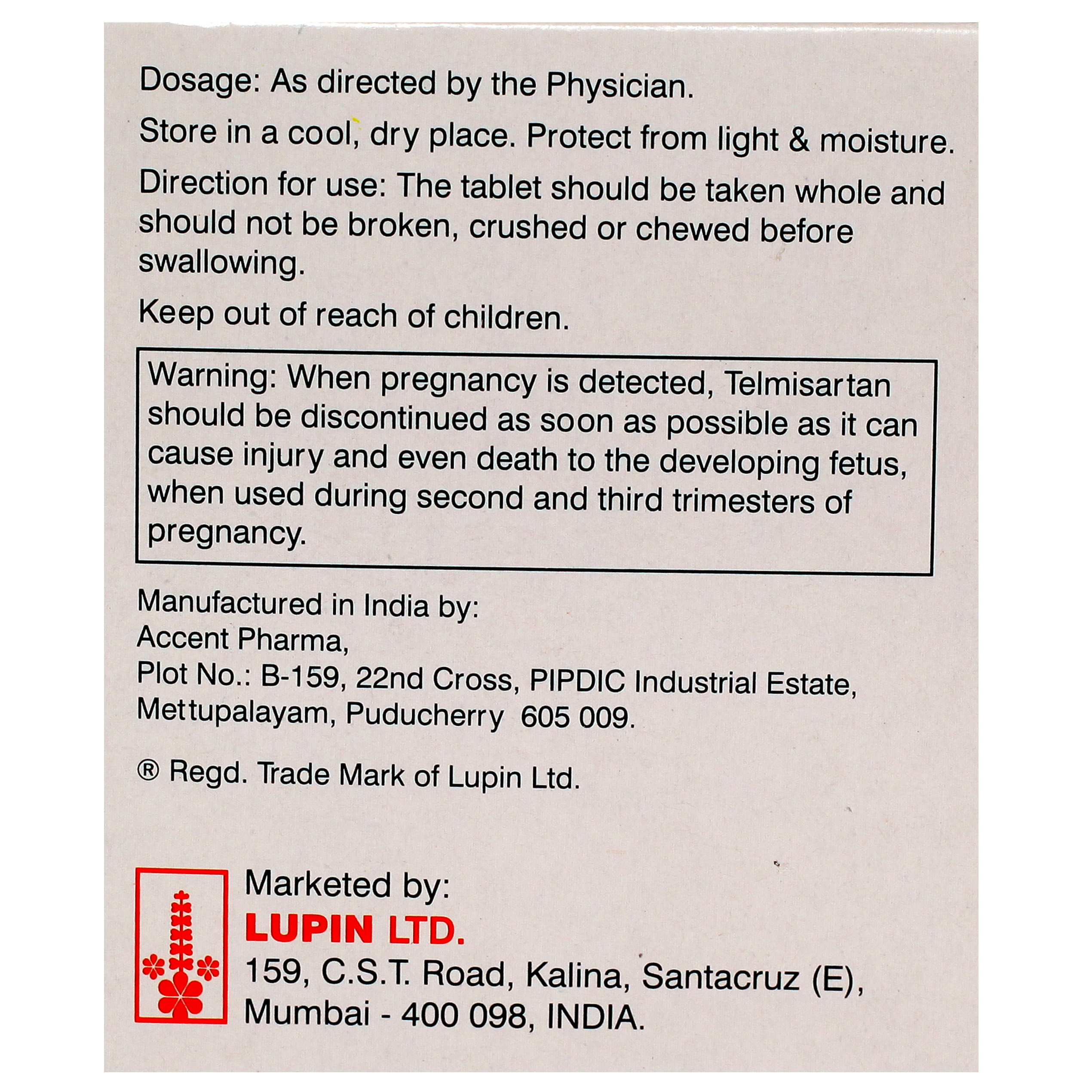 Telista AMH Tablet 10's, Pack of 10 Telista AMH Tablet 10's, Pack of 10