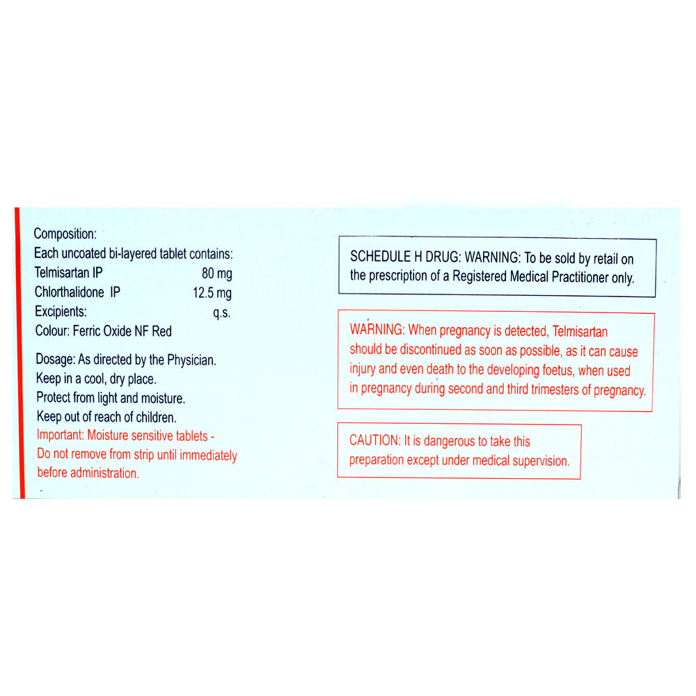 TELVAS CT 80MG TABLET, Pack of 10 TELVAS CT 80MG TABLET, Pack of 10