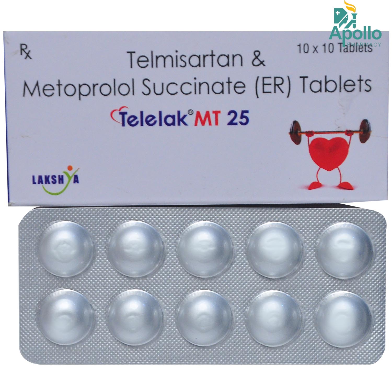 Telelak MT 25 Tablet 10's, Pack of 10 Telelak MT 25 Tablet 10's, Pack of 10