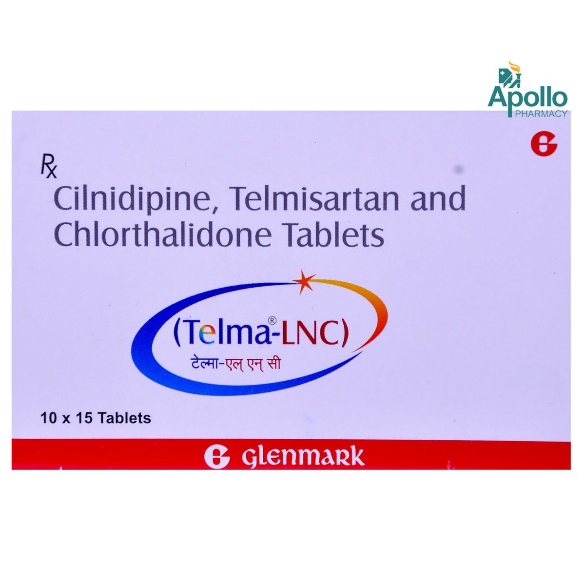Telma-Lnc Tablet 15's, Pack of 15 TabletS Telma-Lnc Tablet 15's, Pack of 15 TabletS