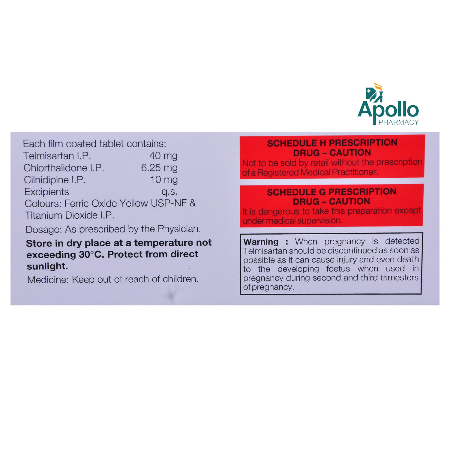 Telpres Trio Tablet 10's, Pack of 10 TabletS Telpres Trio Tablet 10's, Pack of 10 TabletS