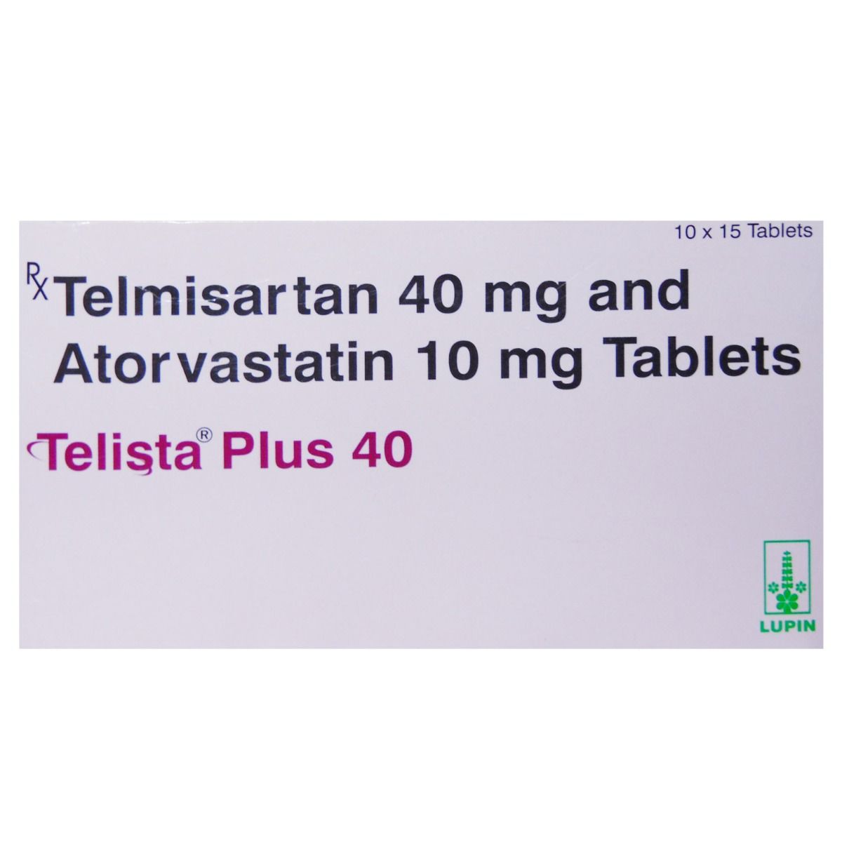 Telista Plus 40 Tablet 15's, Pack of 15 Telista Plus 40 Tablet 15's, Pack of 15