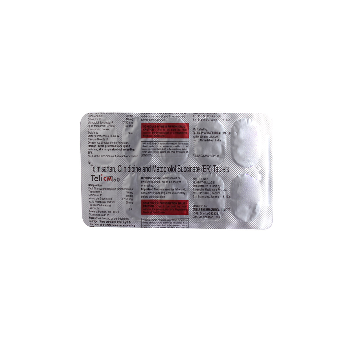 Teli CM 50 Tablet 10's, Pack of 10 TABLETS Teli CM 50 Tablet 10's, Pack of 10 TABLETS