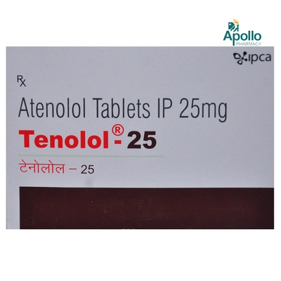 Tenolol-25 Tablet 14's, Pack of 14 TABLETS