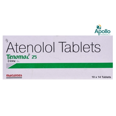 TENOMAC 25MG TABLET, Pack of 14 TABLETS