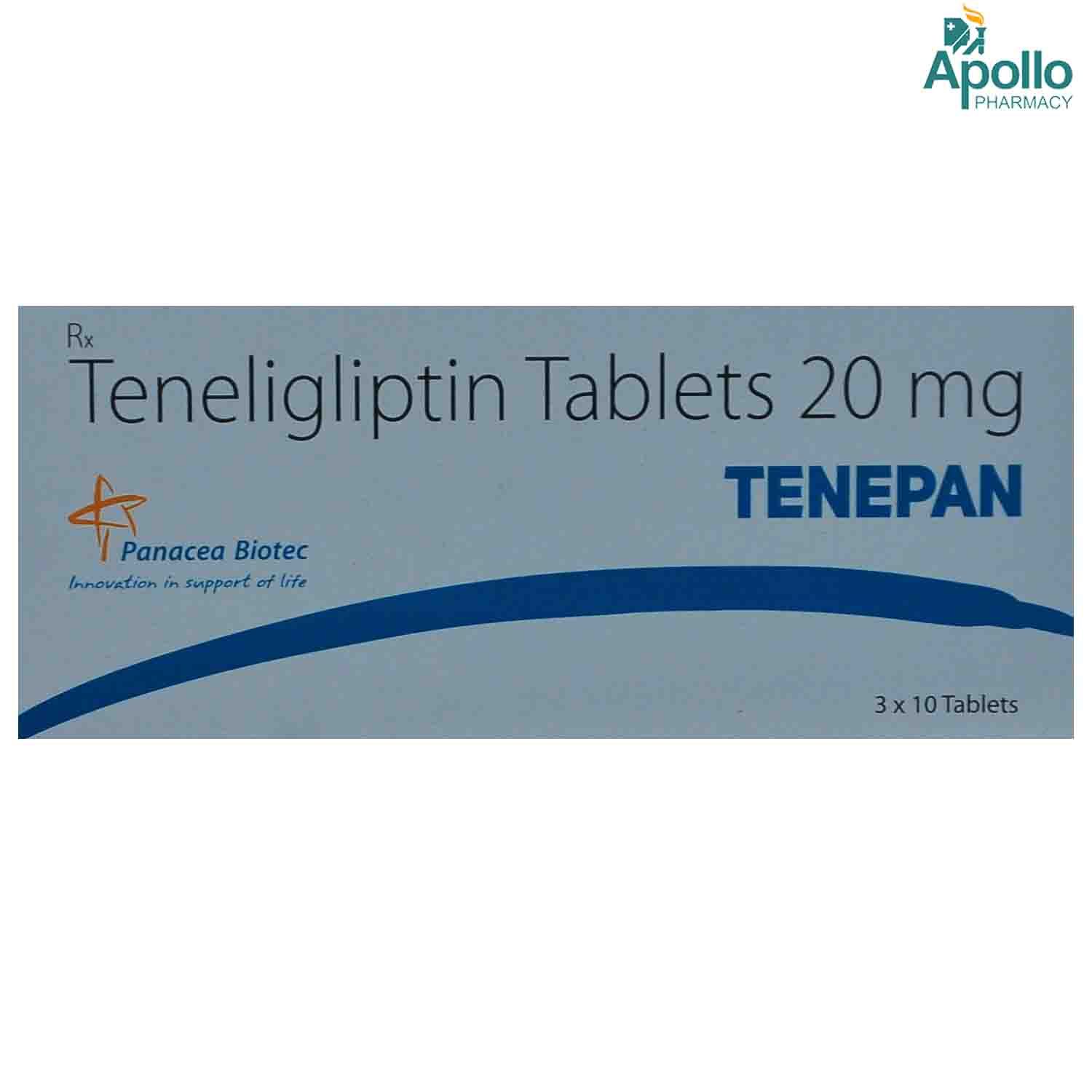 Buy TENEPAN 20 TABLET 10'S Online