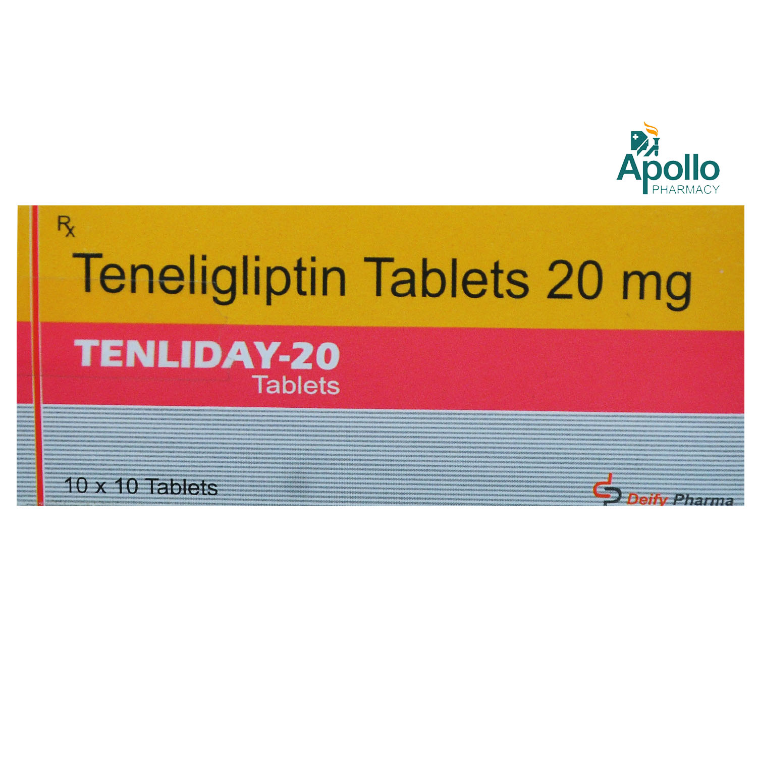 Buy TENLIDAY 20MG TABLET 10'S Online