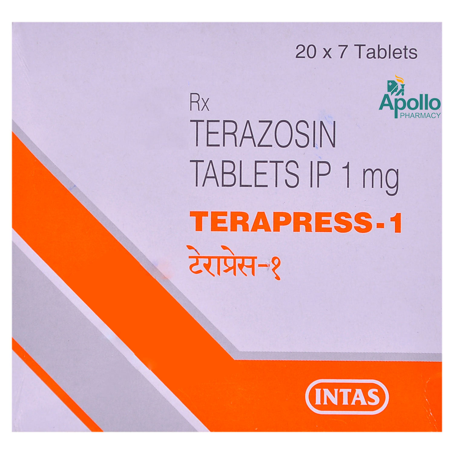 Buy TERAPRESS 1MG TABLET Online