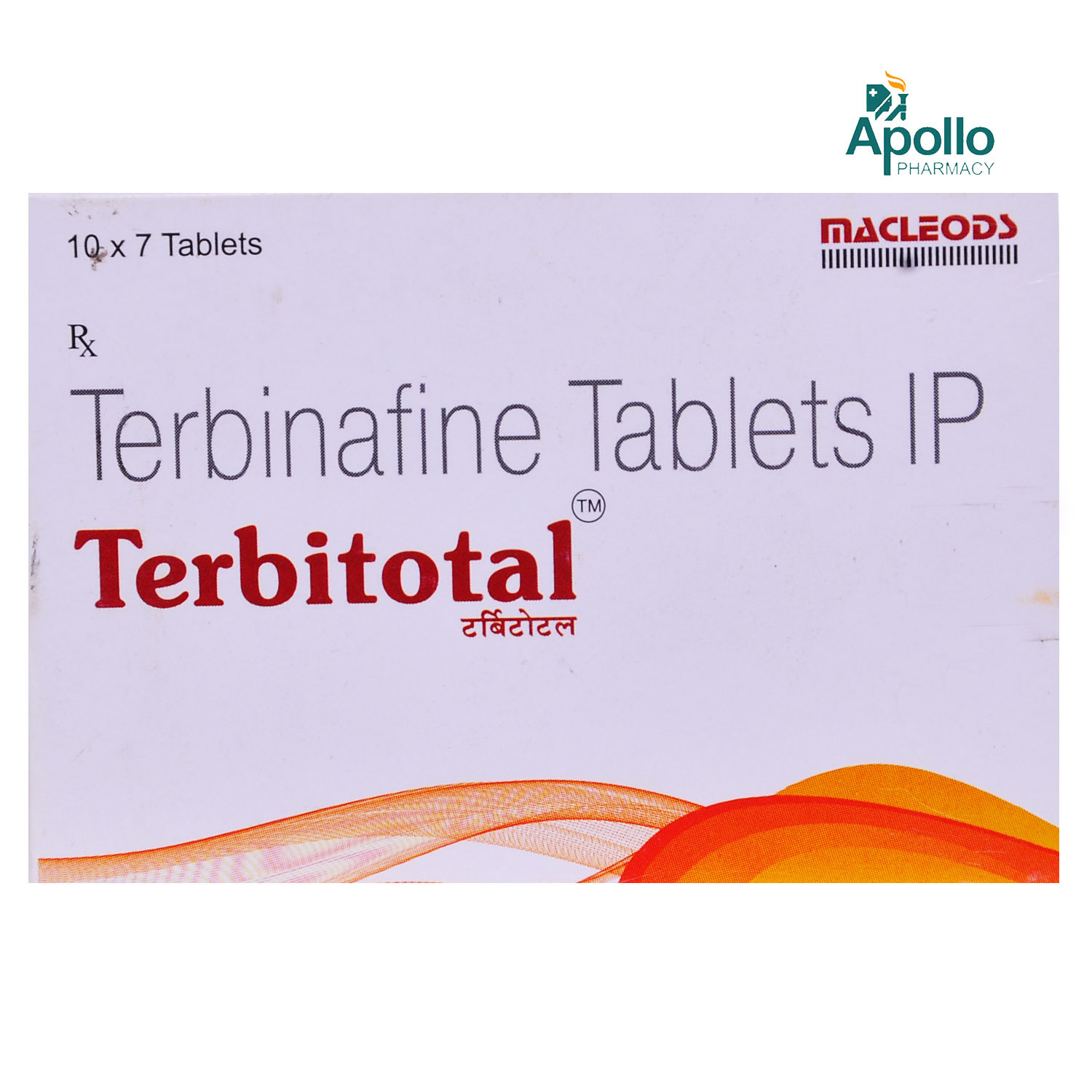 TERBITOTAL 500MG TABLET 7'S, Pack of 7 TabletS TERBITOTAL 500MG TABLET 7'S, Pack of 7 TabletS