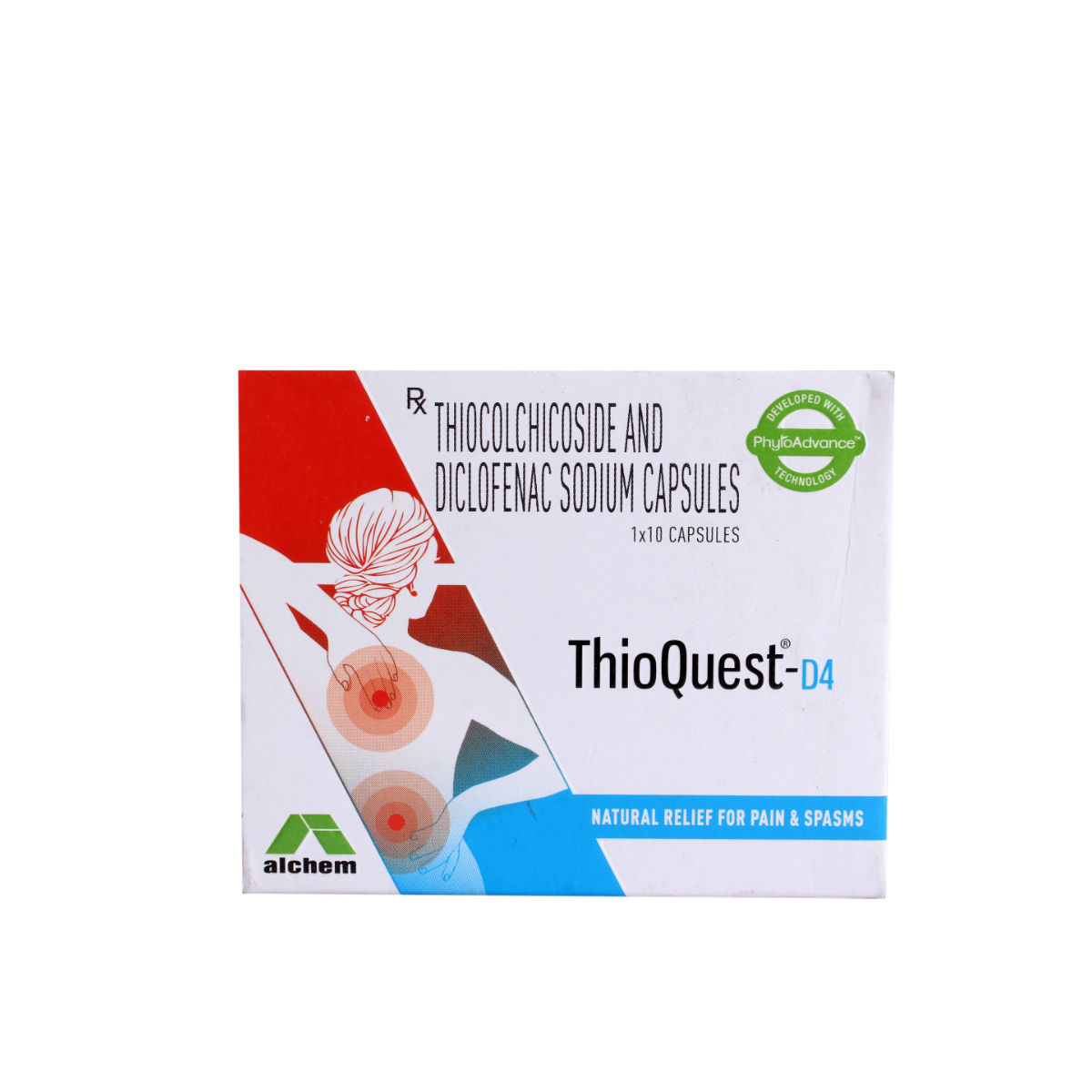 Buy Thioquest  D4 Mg Tablet 10's Online