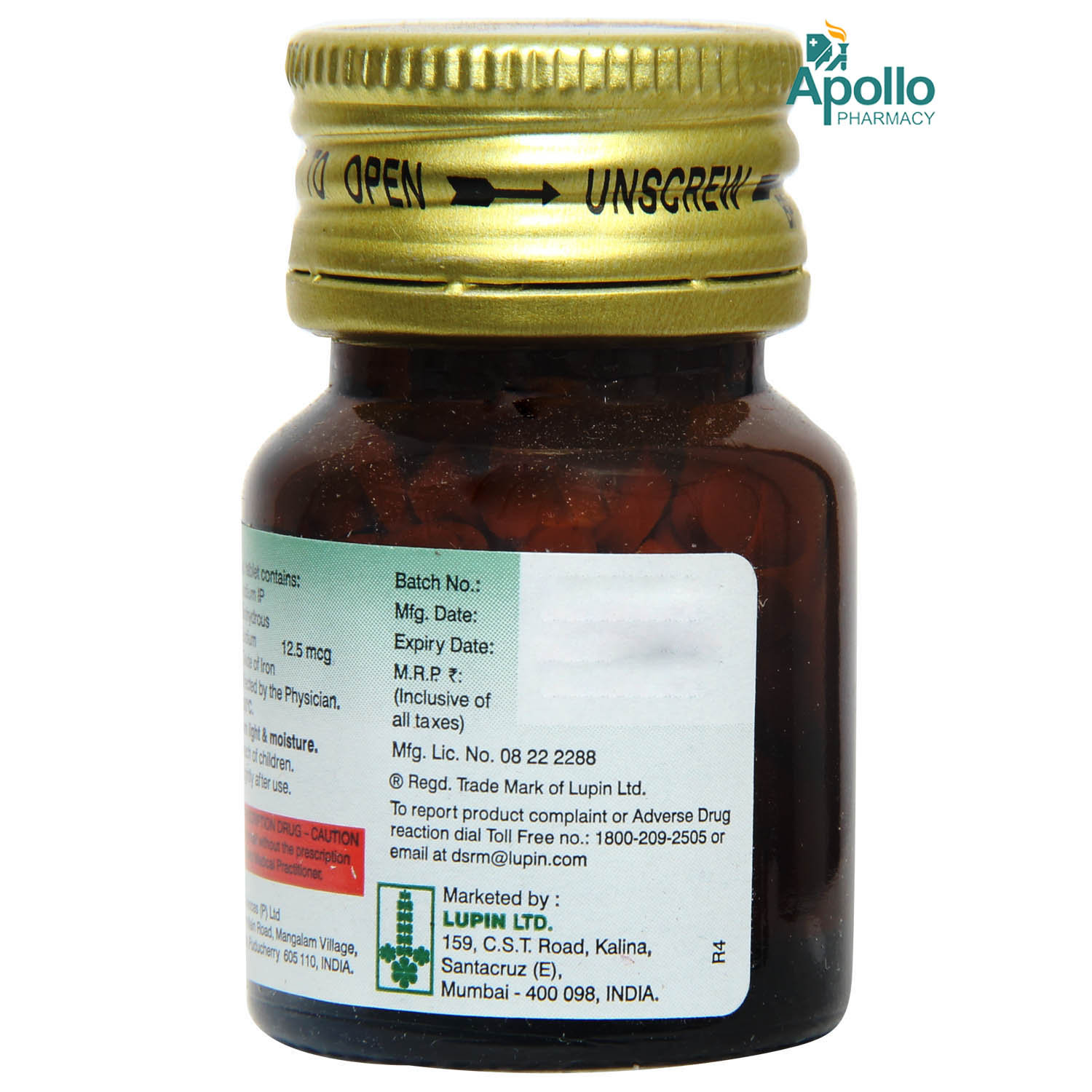 Thyroup 12.5 mcg Tablet 120's, Pack of 1 TABLET Thyroup 12.5 mcg Tablet 120's, Pack of 1 TABLET