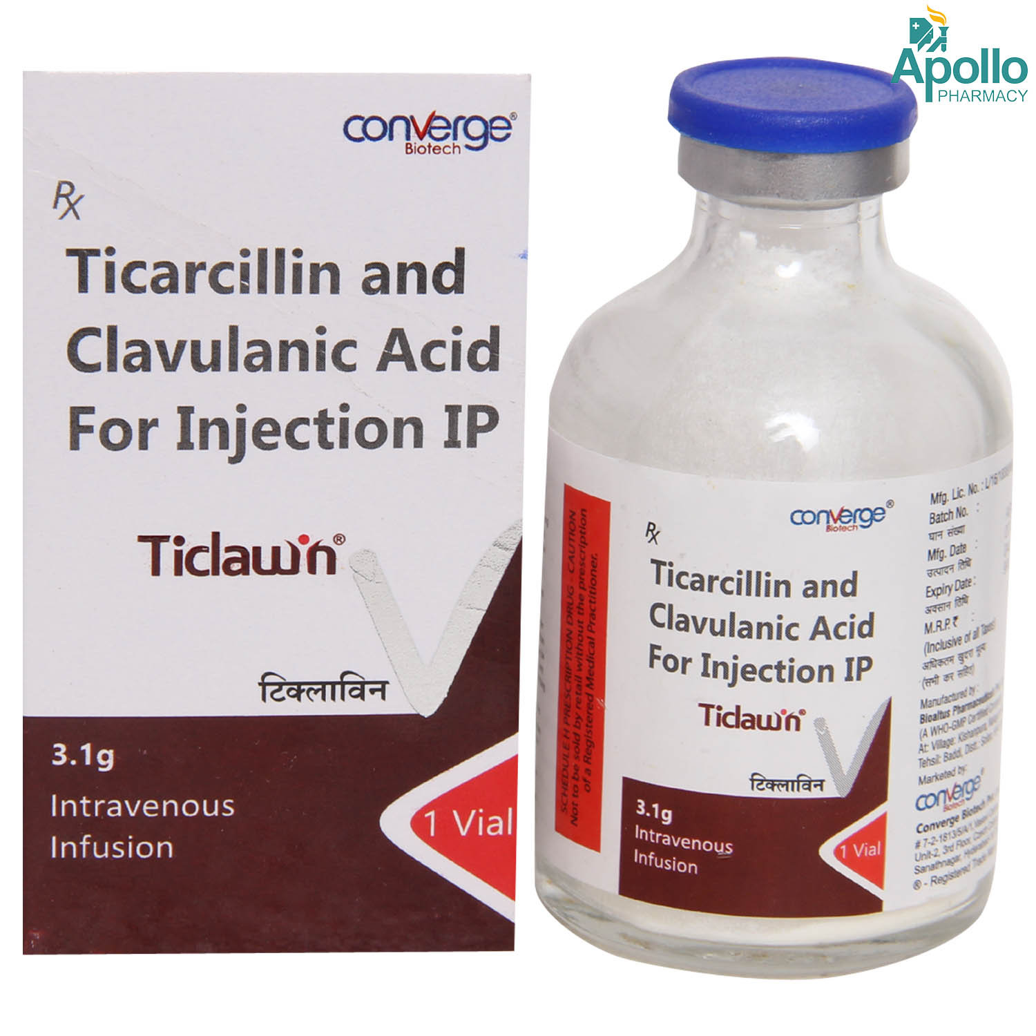 Ticlawin Injection, Pack of 1 Ticlawin Injection, Pack of 1