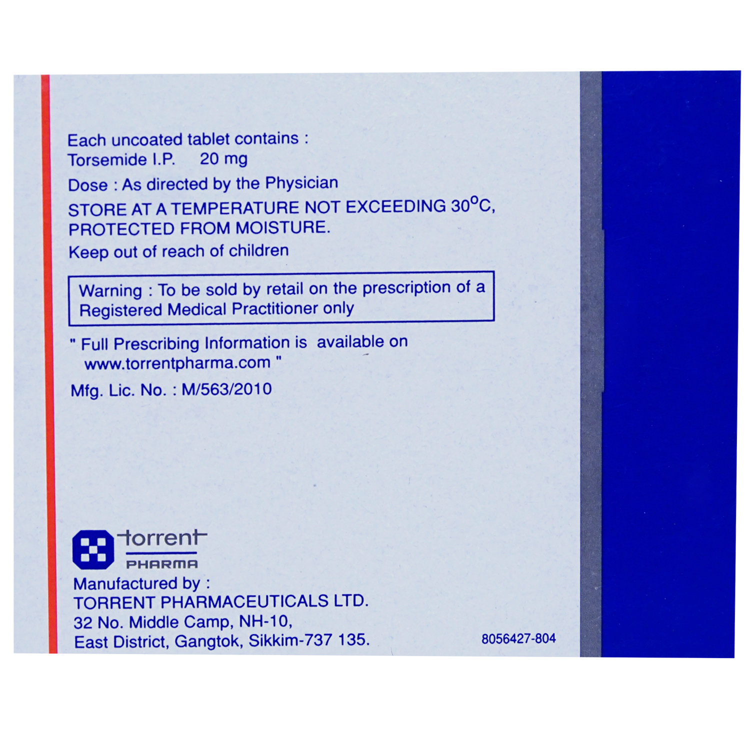 Tide-20 Tablet 10's, Pack of 10 TABLETS Tide-20 Tablet 10's, Pack of 10 TABLETS