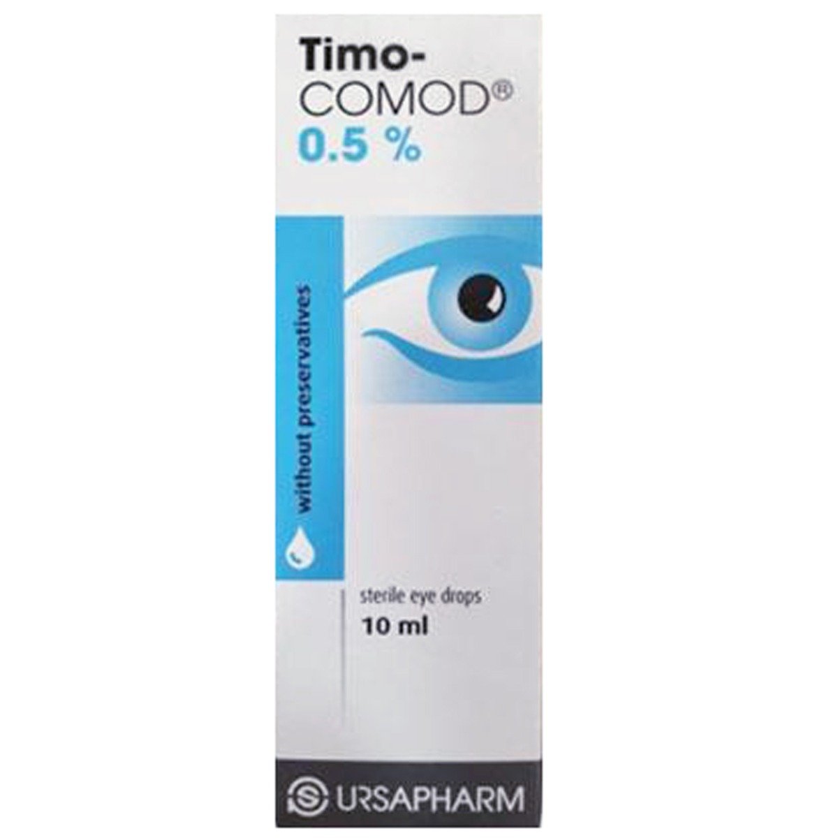 Timo-Comod 0.5% Eye Drops 10 ml, Pack of 1 EYE DROPS Timo-Comod 0.5% Eye Drops 10 ml, Pack of 1 EYE DROPS