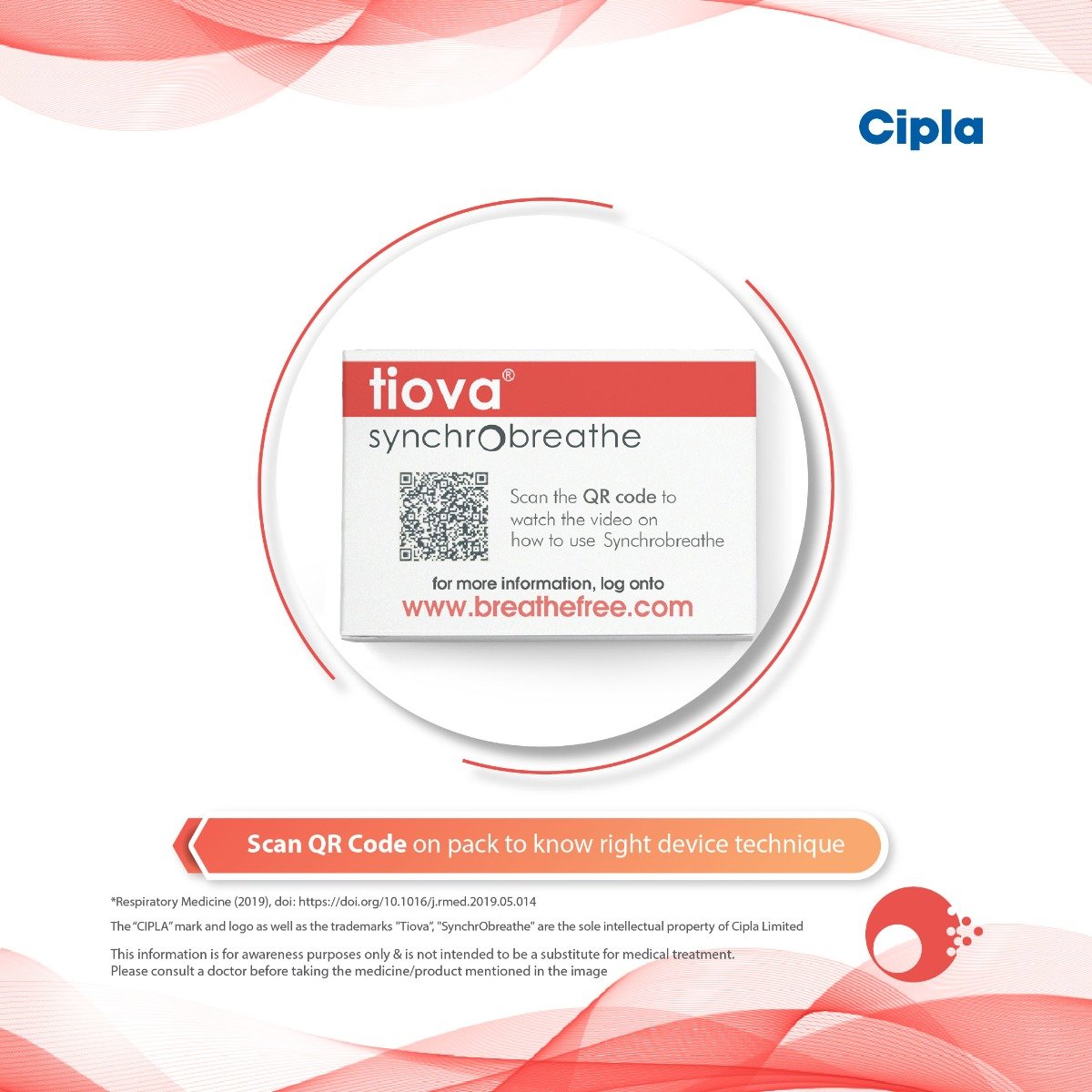 Tiova Synchrobreathe Inhaler 120 mdi, Pack of 1 INHALER Tiova Synchrobreathe Inhaler 120 mdi, Pack of 1 INHALER