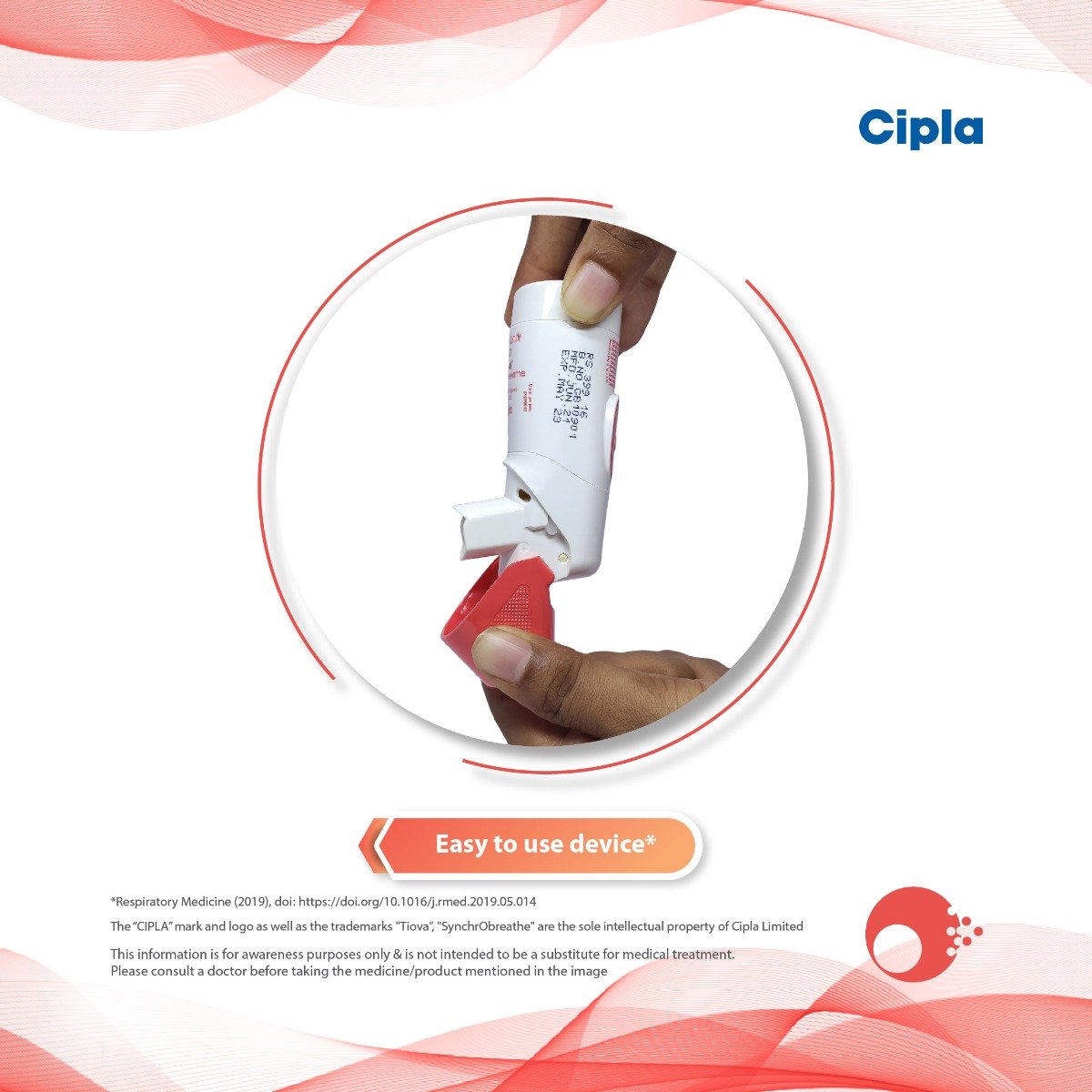 Tiova Synchrobreathe Inhaler 120 mdi, Pack of 1 INHALER Tiova Synchrobreathe Inhaler 120 mdi, Pack of 1 INHALER