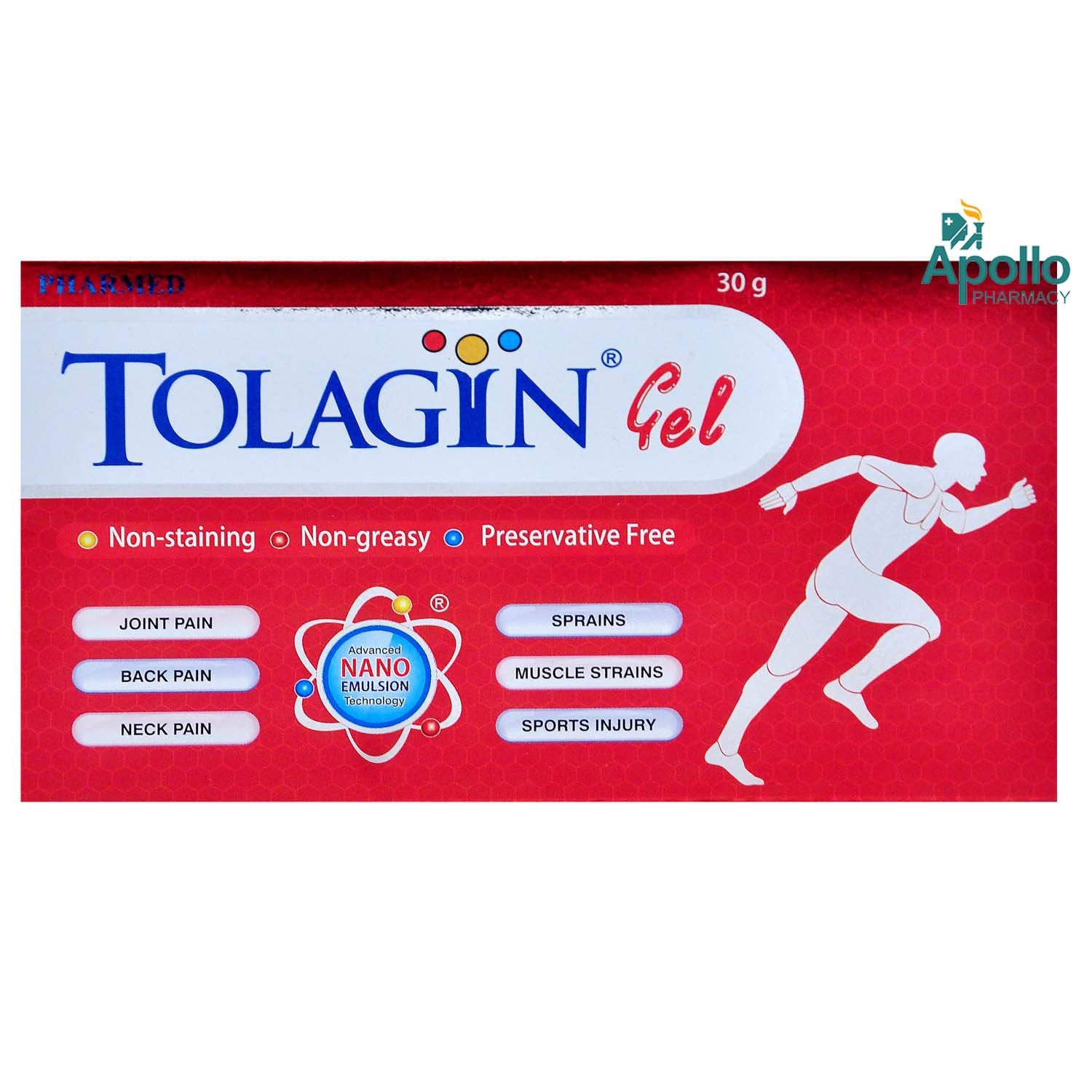 Tolagin Gel 30 gm, Pack of 1 GEL Tolagin Gel 30 gm, Pack of 1 GEL