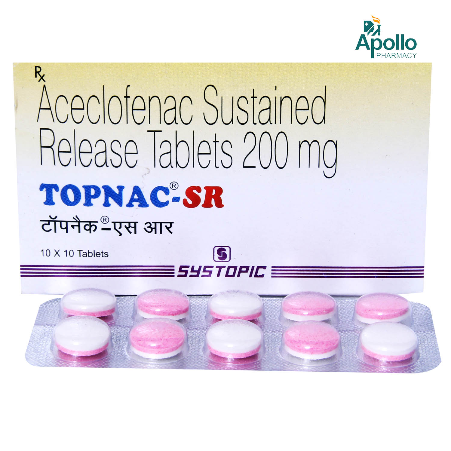 Topnac SR Tablet 10's, Pack of 10 TABLETS Topnac SR Tablet 10's, Pack of 10 TABLETS
