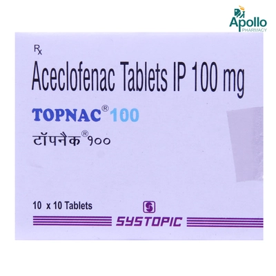 Topnac 100 Tablet 10's, Pack of 10 TABLETS