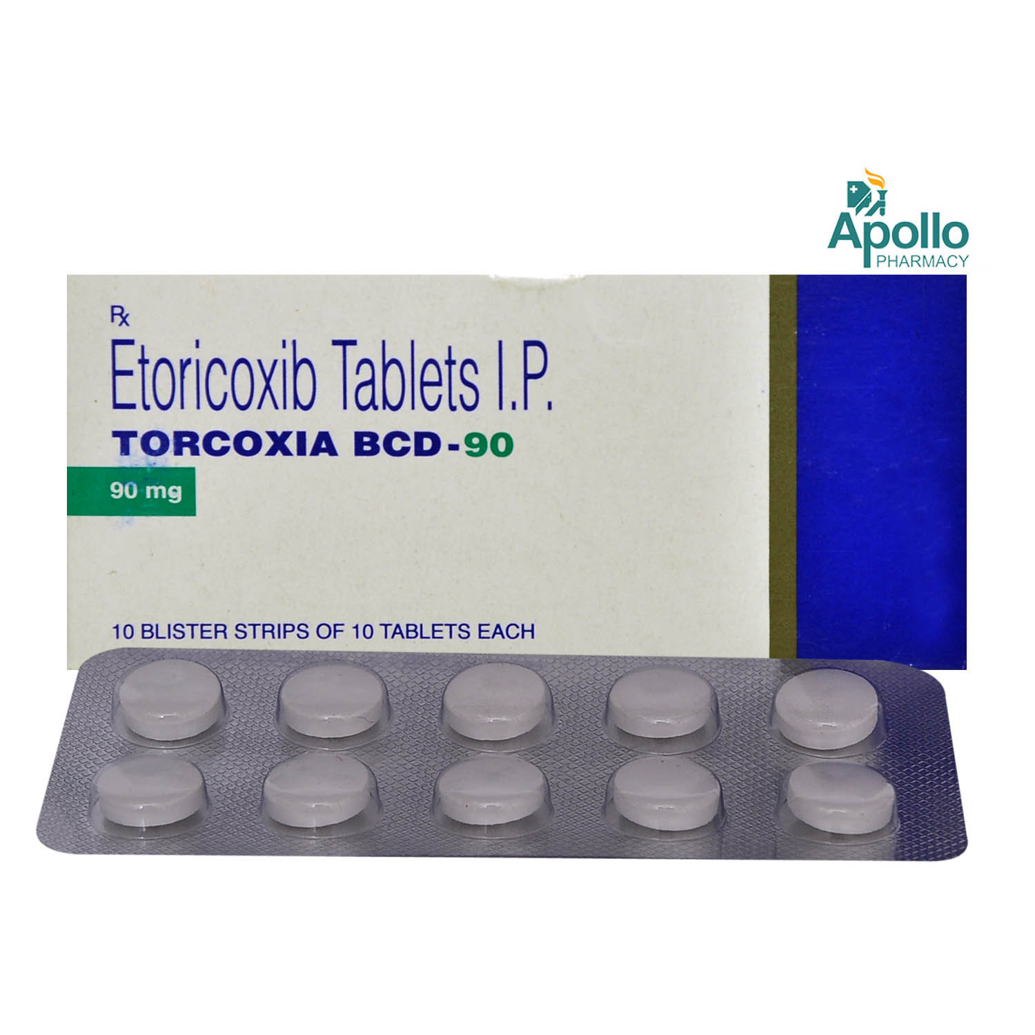 Torcoxia BCD-90 Tablet 10's, Pack of 10 TabletS Torcoxia BCD-90 Tablet 10's, Pack of 10 TabletS