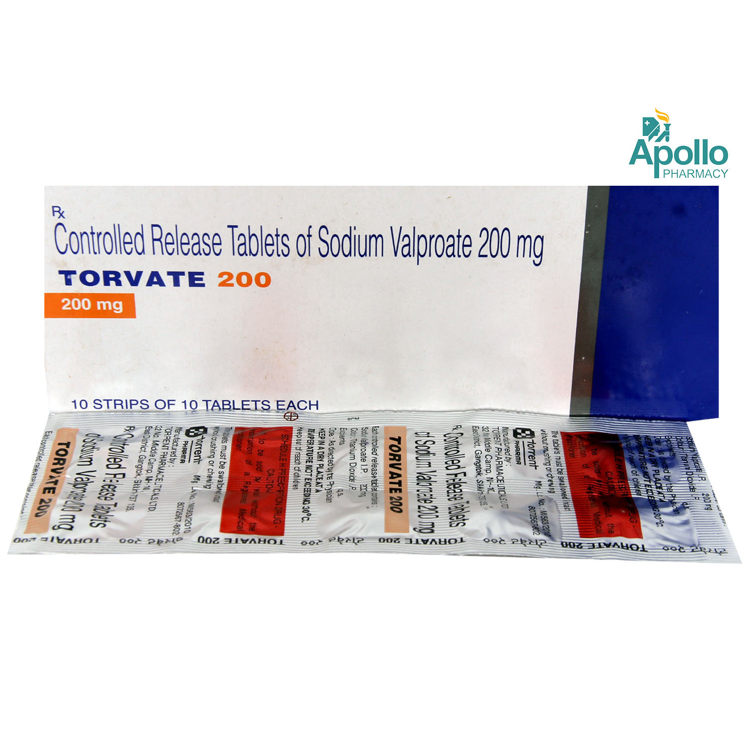 Torvate 200 Tablet 10's, Pack of 10 TabletS Torvate 200 Tablet 10's, Pack of 10 TabletS