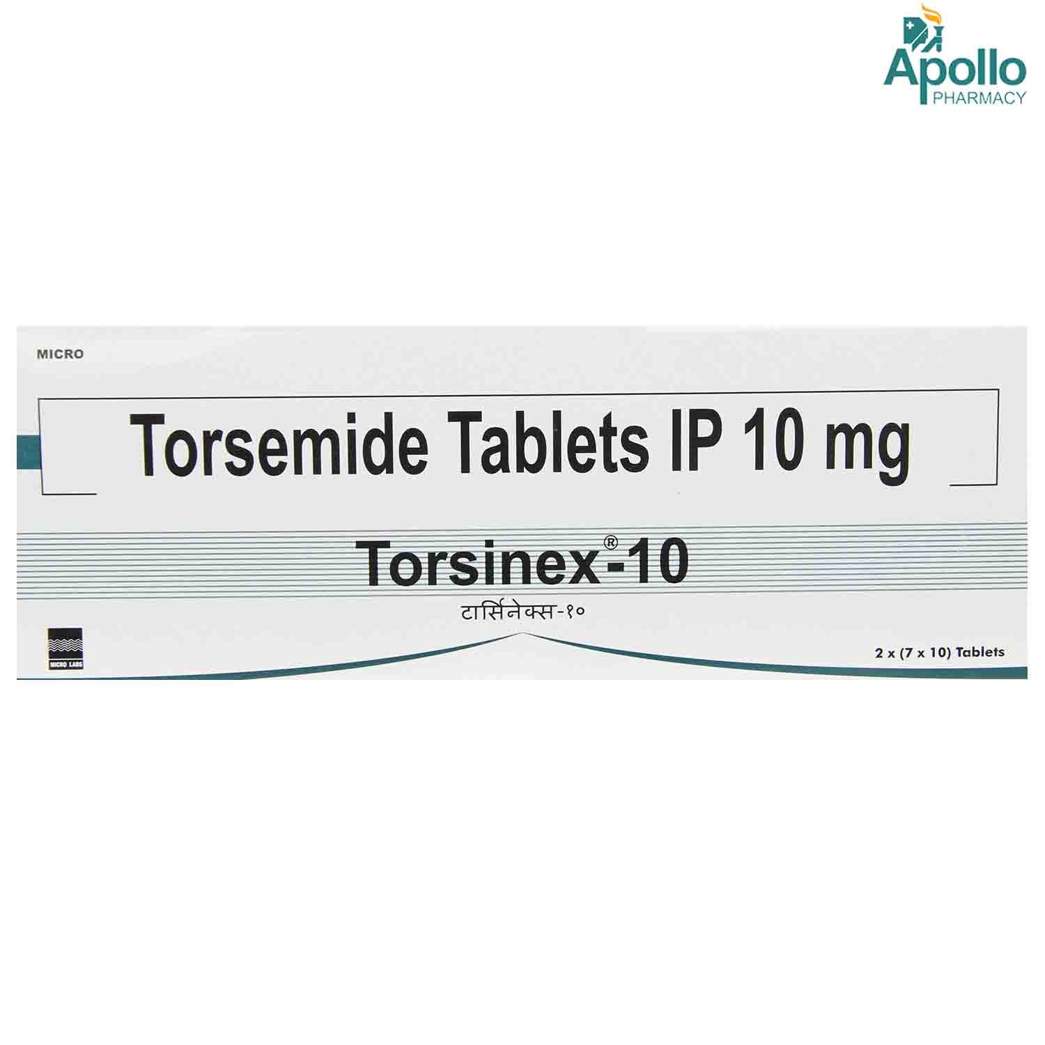 Torsinex 10 Tablet 10's, Pack of 10 TABLETS Torsinex 10 Tablet 10's, Pack of 10 TABLETS