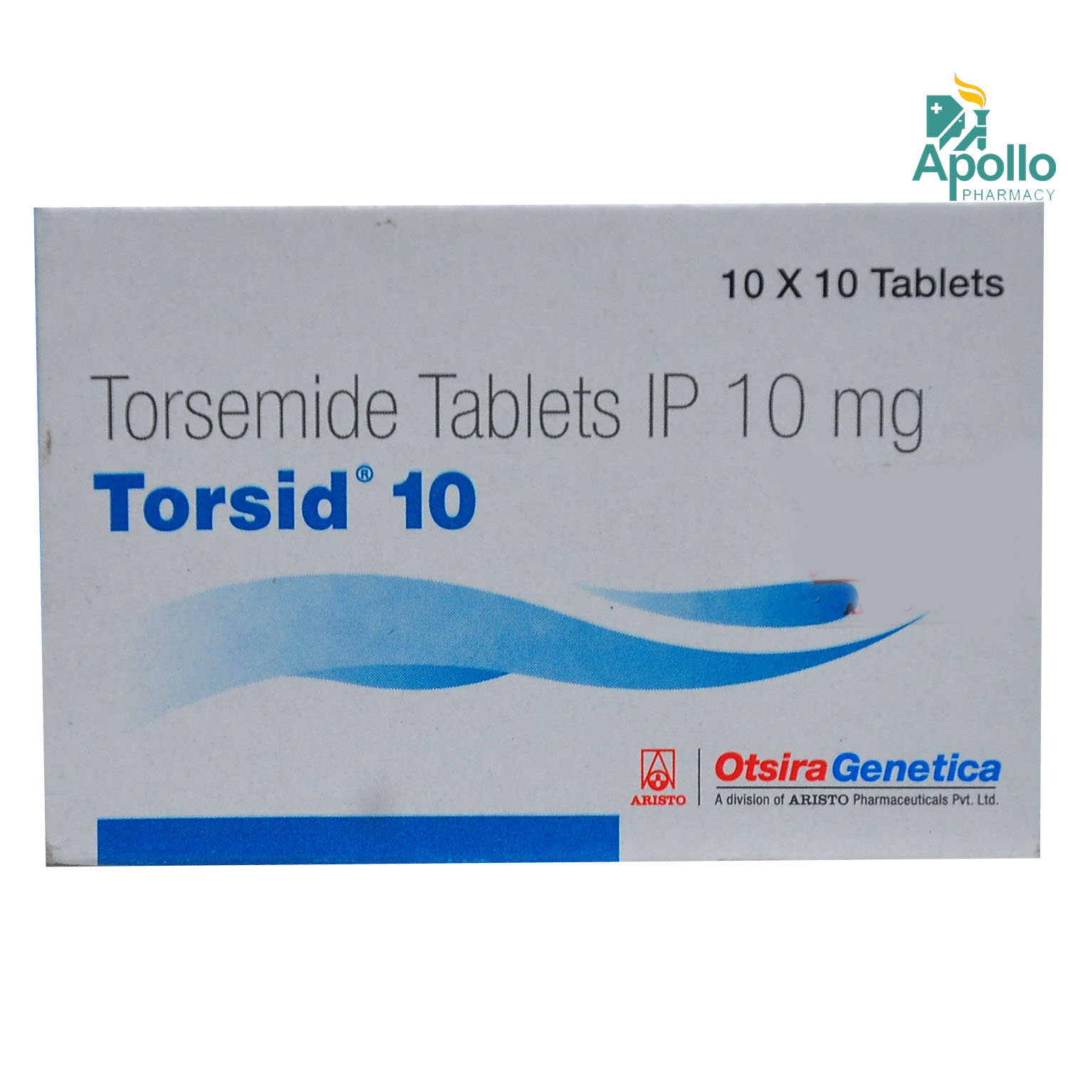 Torsid 10 Tablet 10's, Pack of 10 TABLETS Torsid 10 Tablet 10's, Pack of 10 TABLETS