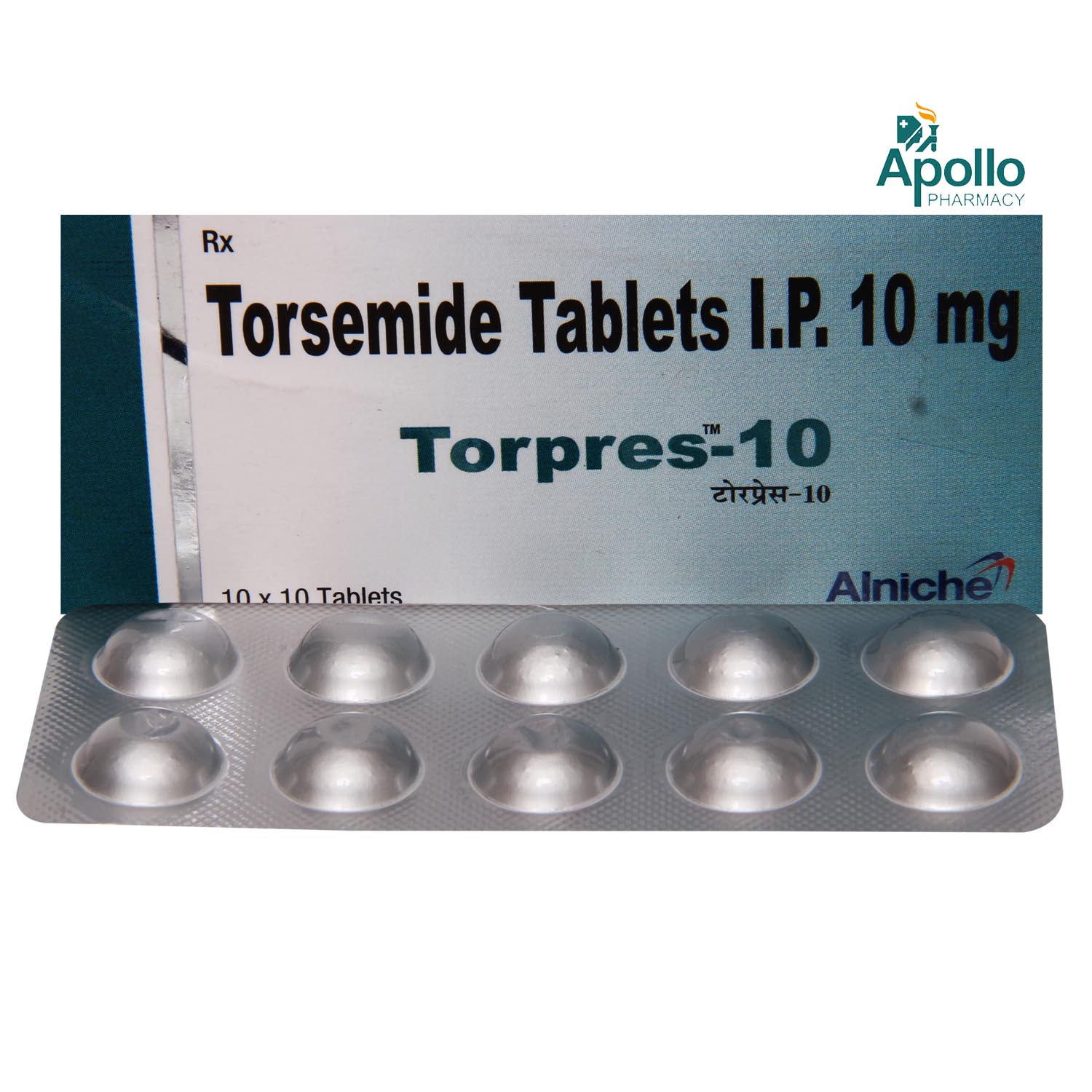 TORPRES 10MG TABLET, Pack of 10 TABLETS TORPRES 10MG TABLET, Pack of 10 TABLETS