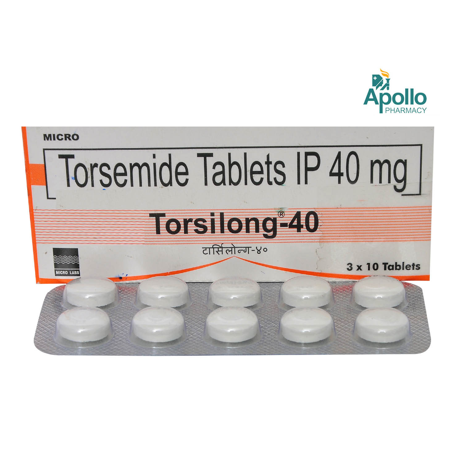 Torsilong-40 Tablet 10's, Pack of 10 TABLETS Torsilong-40 Tablet 10's, Pack of 10 TABLETS