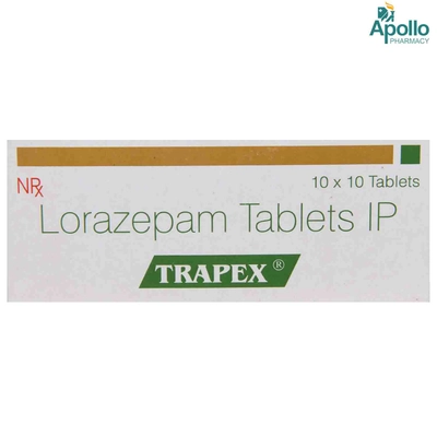 TRAPEX 1MG TABLET, Pack of 10 TABLETS