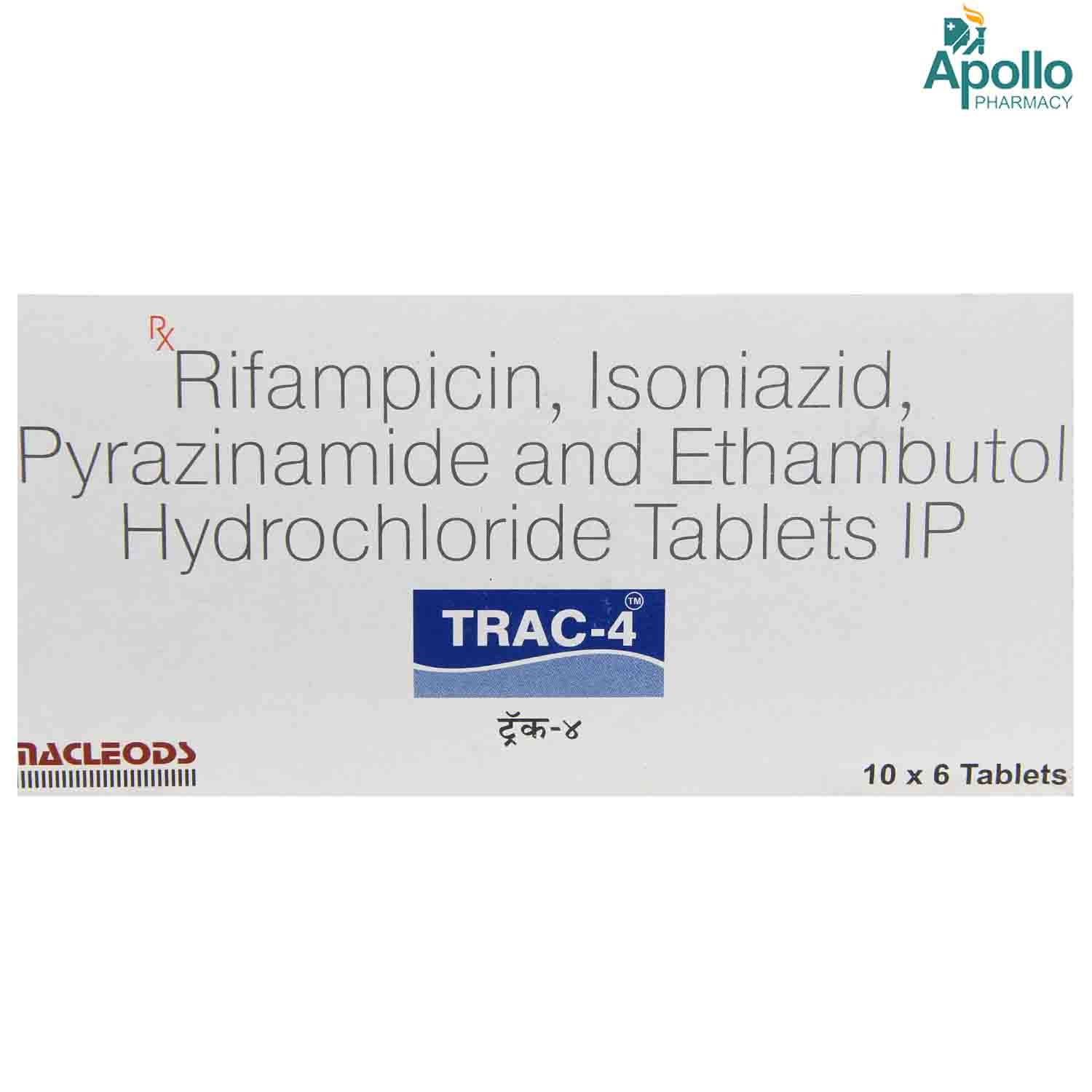 Trac-4 Tablet 6's, Pack of 6 Trac-4 Tablet 6's, Pack of 6