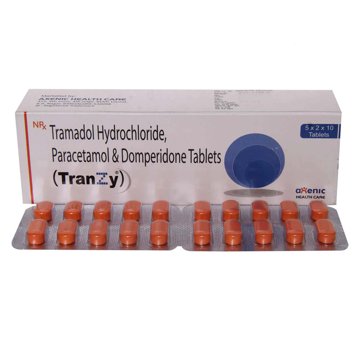 Tranzy Tablet 10's, Pack of 10 TABLETS Tranzy Tablet 10's, Pack of 10 TABLETS