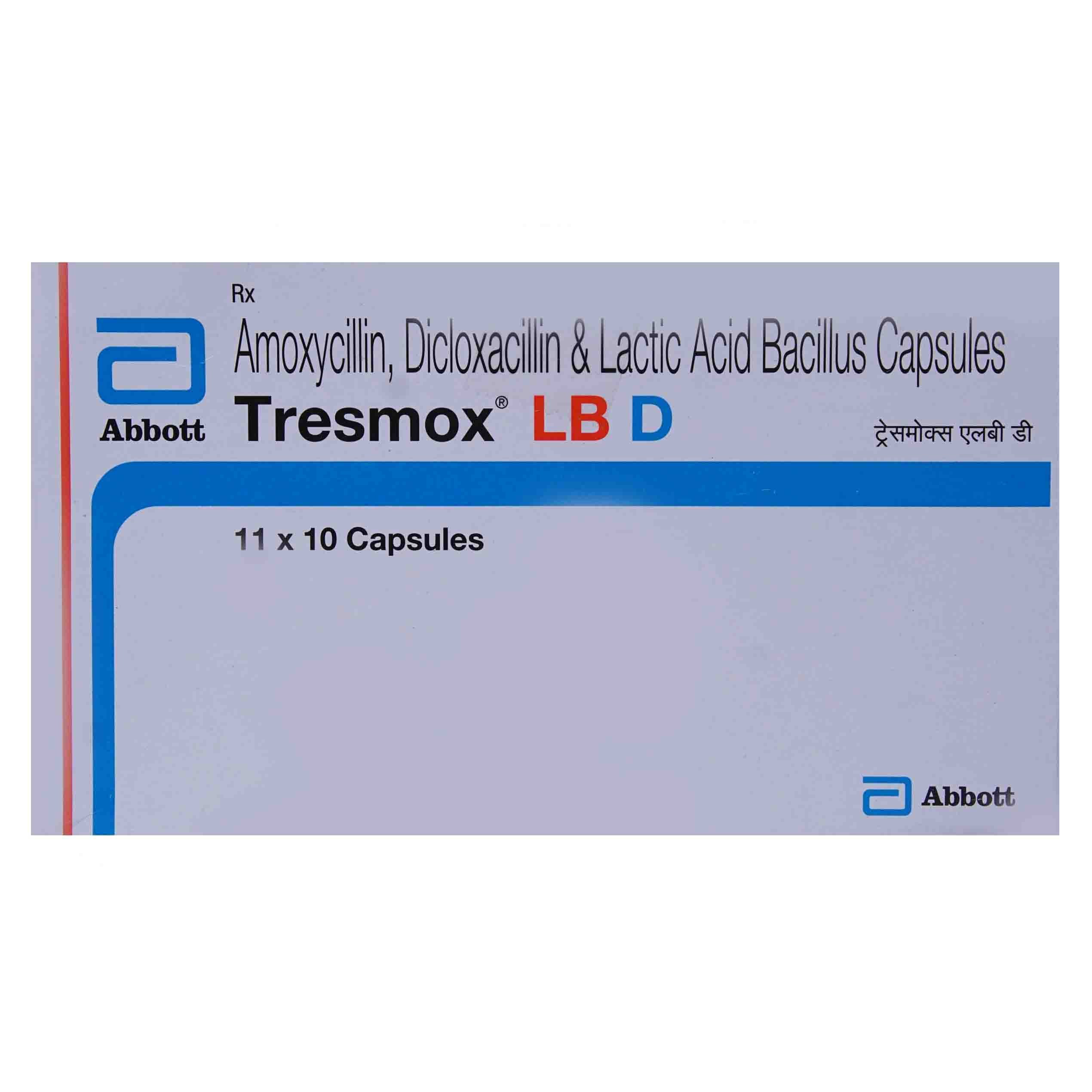 Tresmox LB D Capsule 10's, Pack of 10 CAPSULES Tresmox LB D Capsule 10's, Pack of 10 CAPSULES
