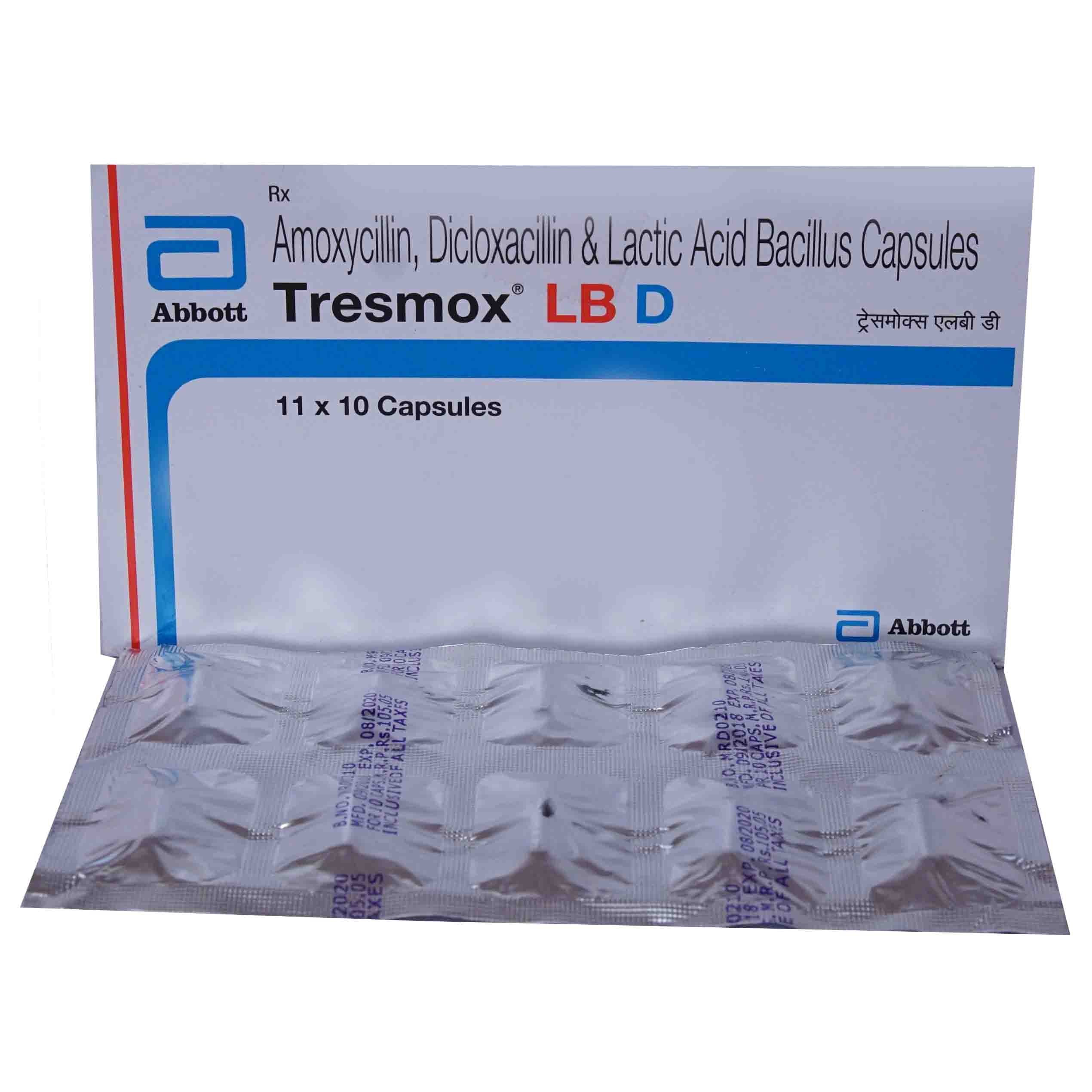 Tresmox LB D Capsule 10's, Pack of 10 CAPSULES Tresmox LB D Capsule 10's, Pack of 10 CAPSULES