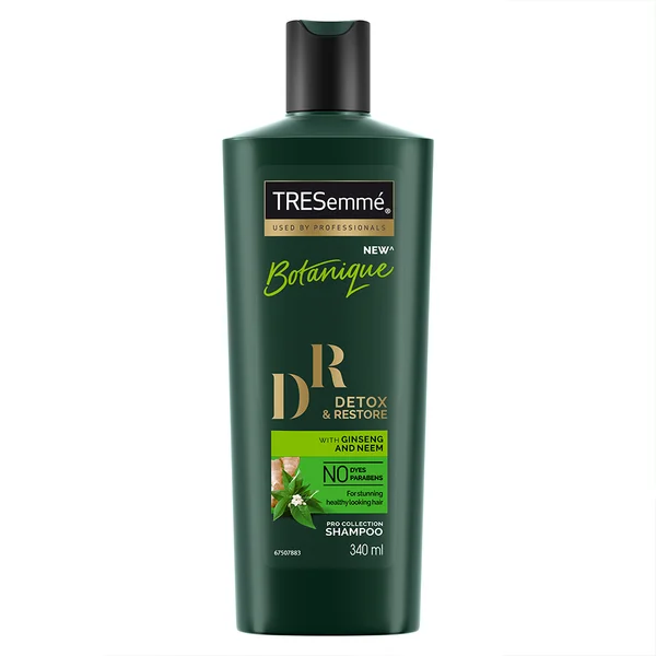 Tresemme Detox &amp; Restore Shampoo, 340 ml, Pack of 1
