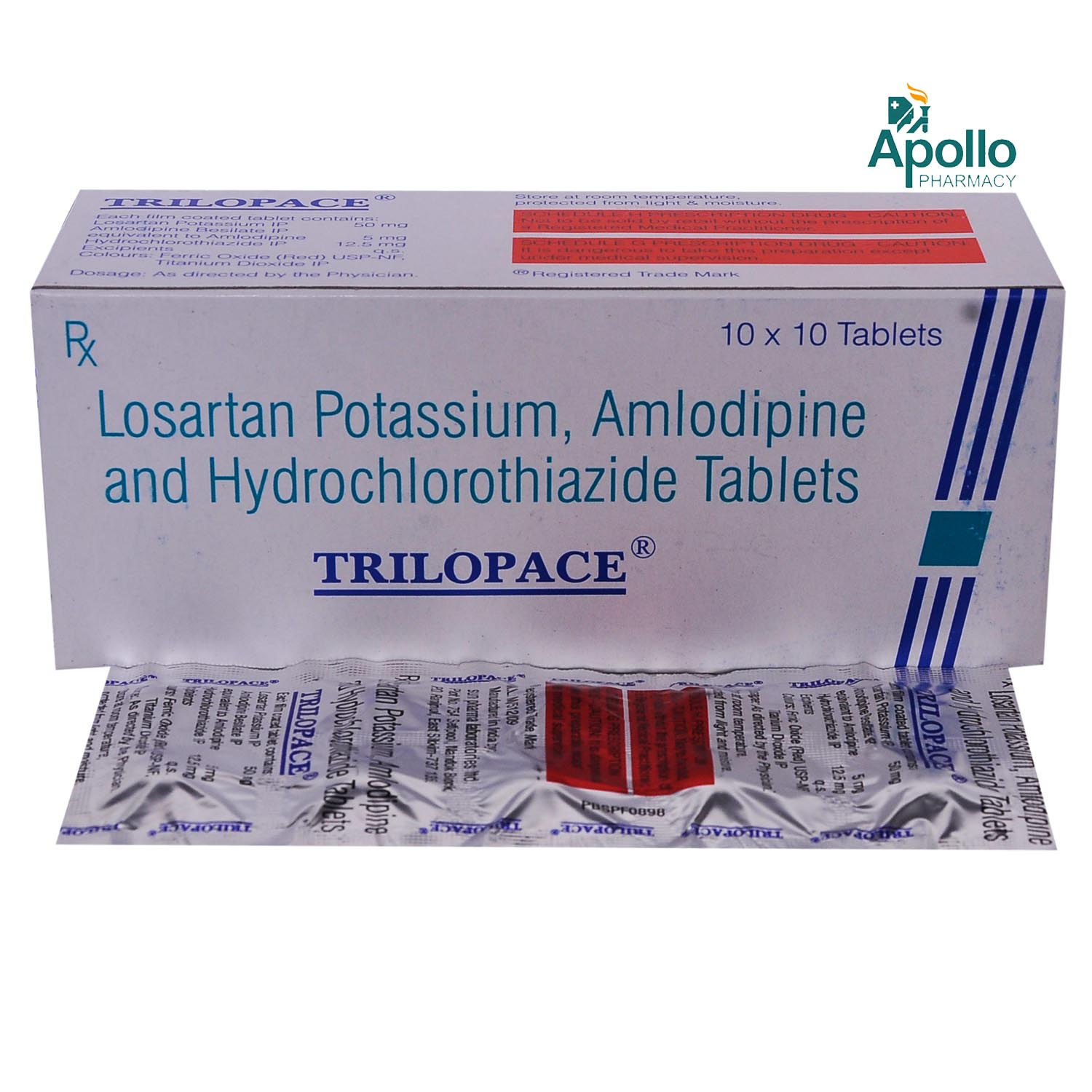 Trilopace Tablet 10's, Pack of 10 TABLETS Trilopace Tablet 10's, Pack of 10 TABLETS