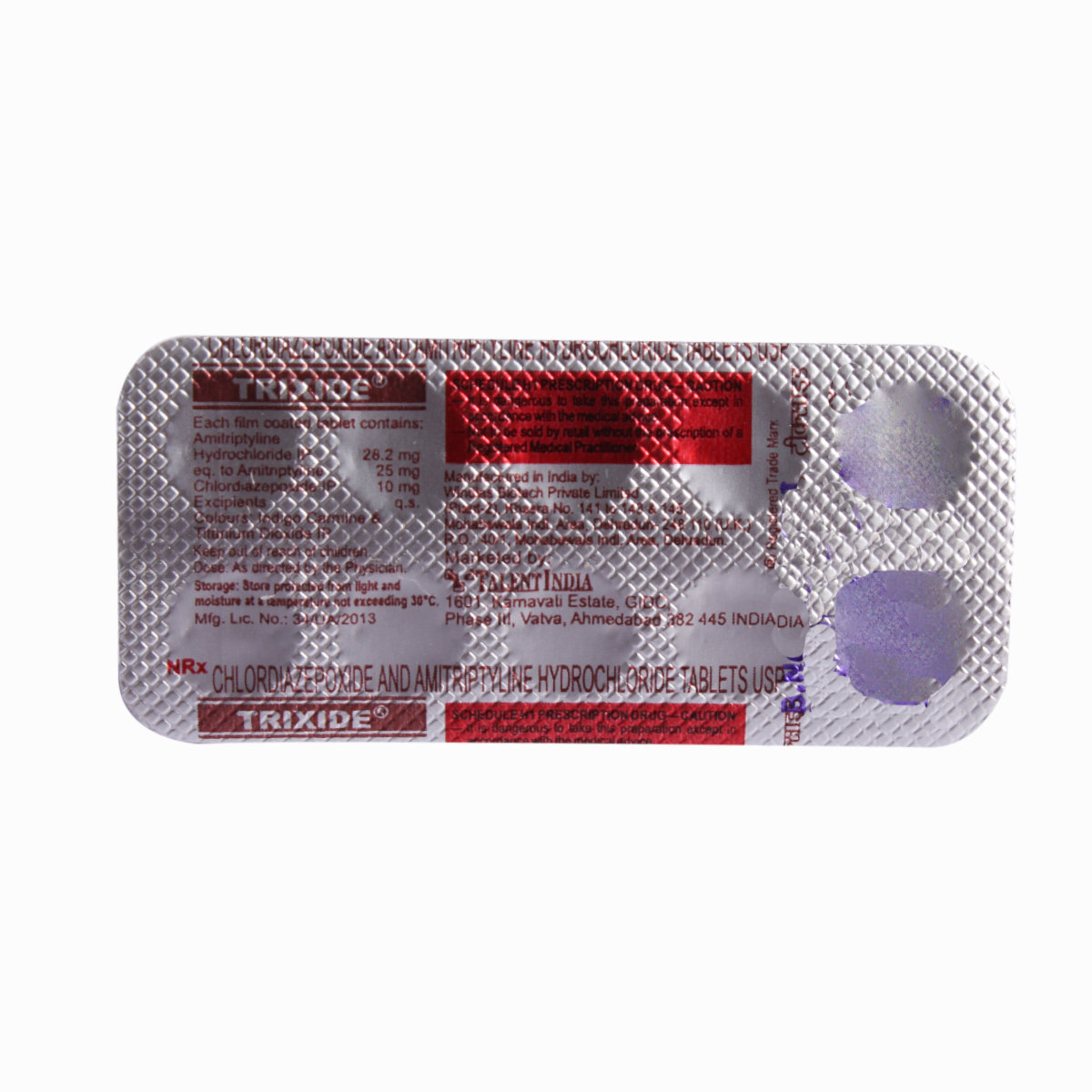 TRIXIDE TABLET, Pack of 10 TABLETS TRIXIDE TABLET, Pack of 10 TABLETS