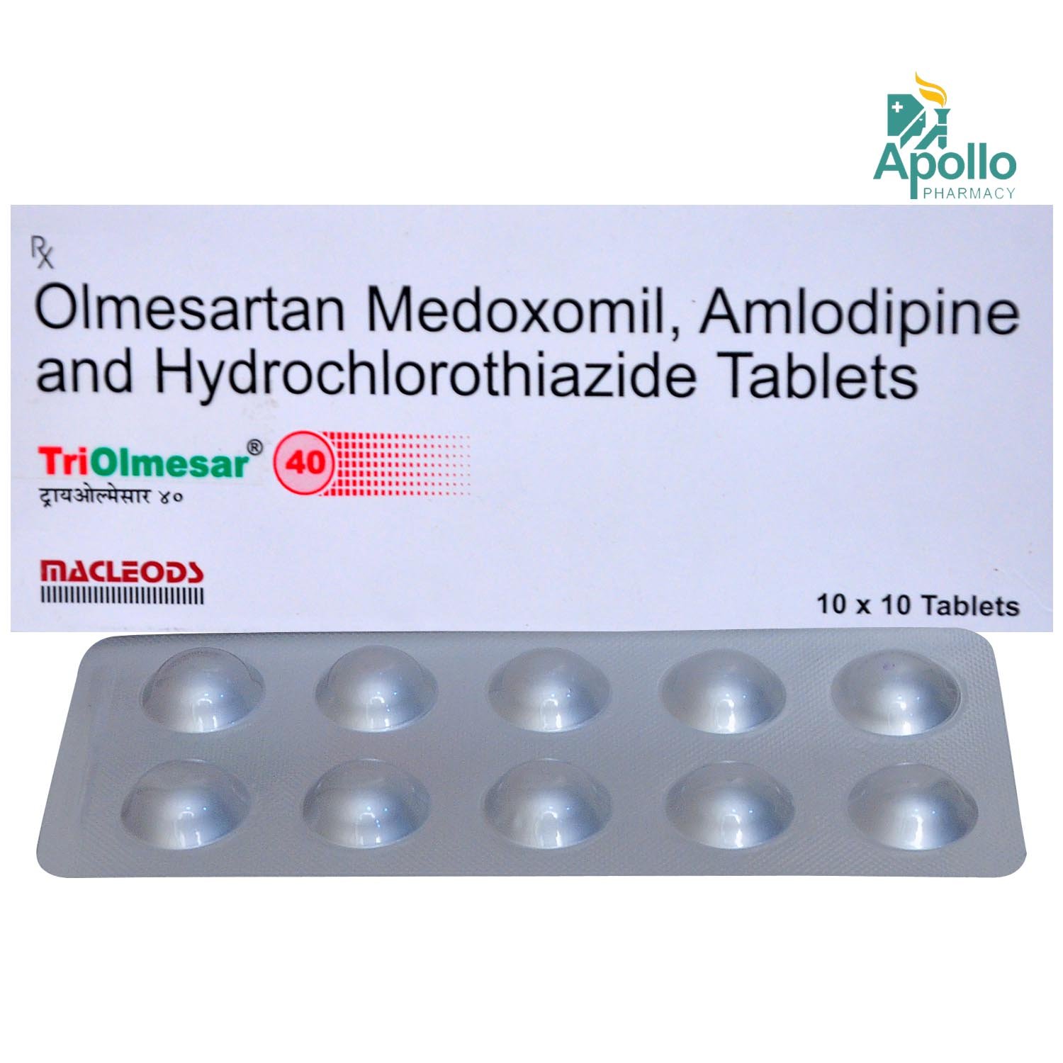 Triolmesar 40 Tablet 10's, Pack of 10 TABLETS Triolmesar 40 Tablet 10's, Pack of 10 TABLETS