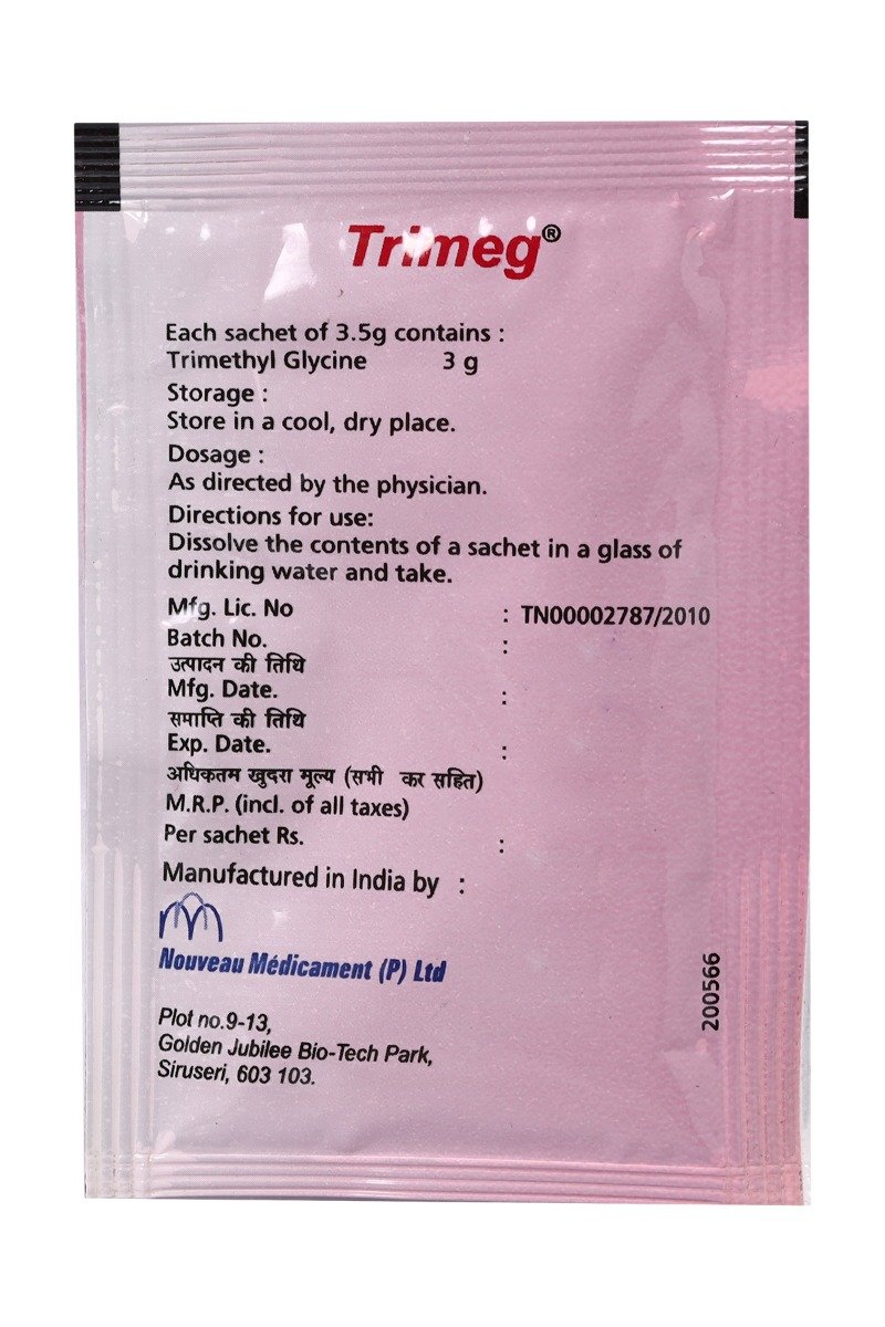 Trimeg Granules 3.5 gm, Pack of 1 GRANULES Trimeg Granules 3.5 gm, Pack of 1 GRANULES