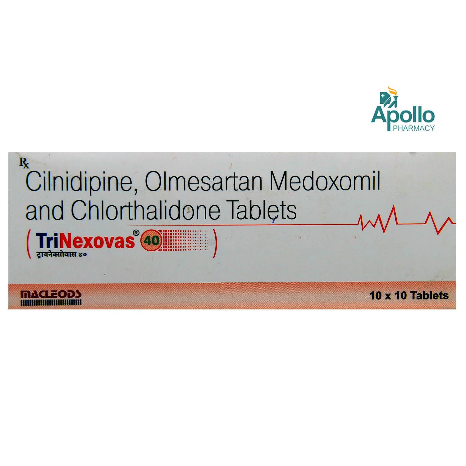 Buy Trinexovas 40 Tablet 10's Online