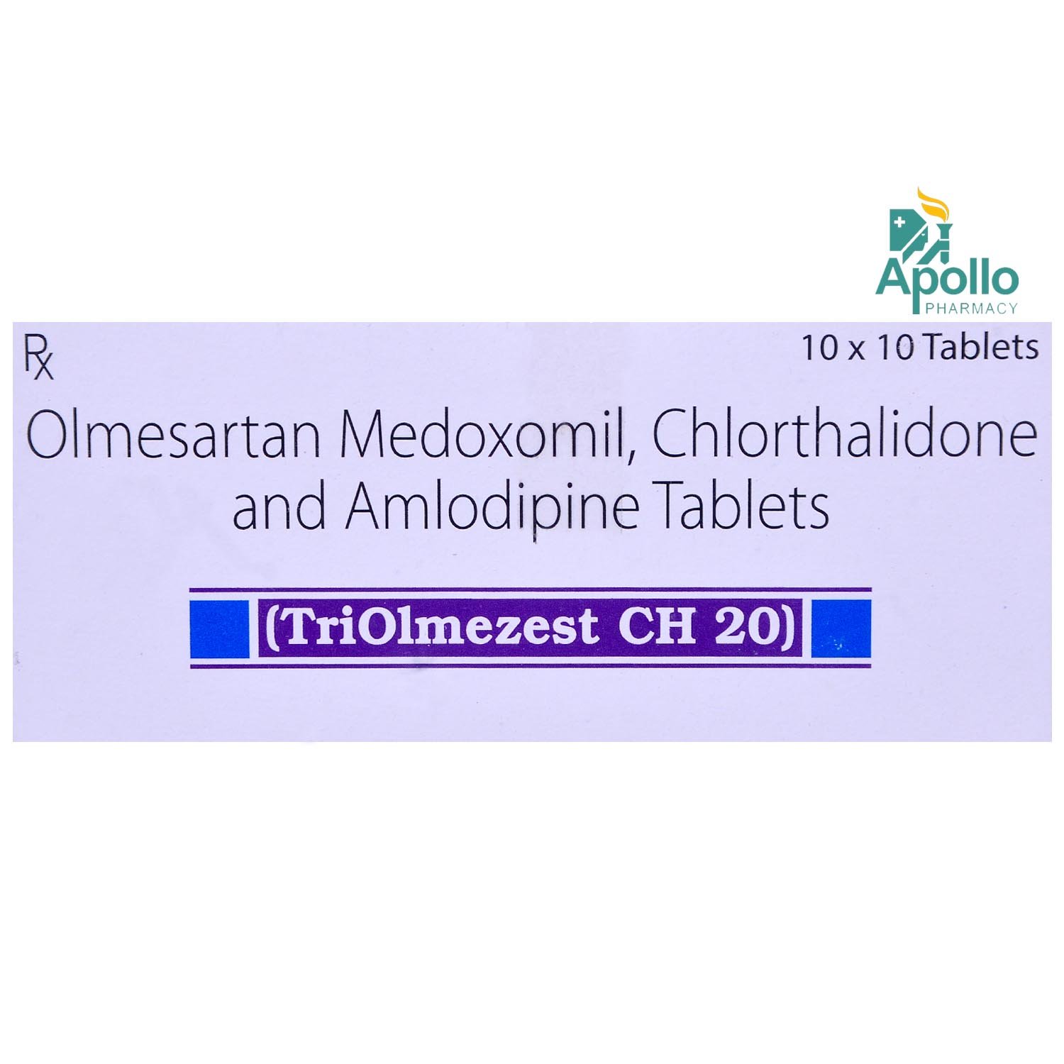 Triolmezest CH 20 Tablet 10's, Pack of 10 TabletS Triolmezest CH 20 Tablet 10's, Pack of 10 TabletS
